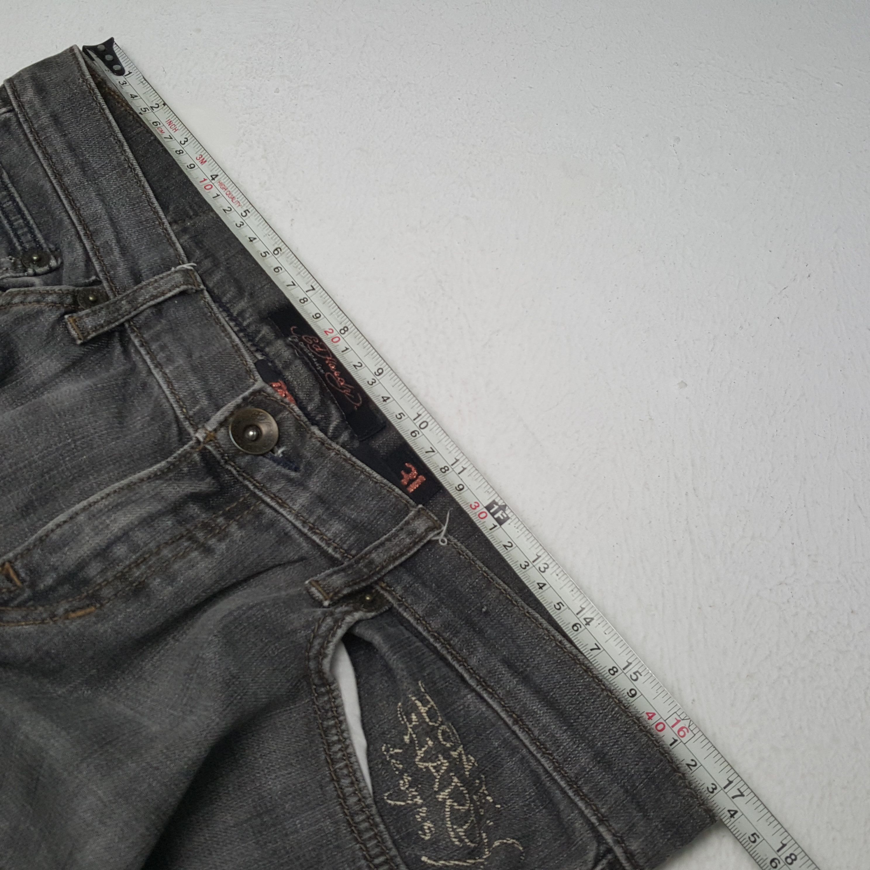 Christian Audigier × Ed Hardy × Vintage Vintage ED HARDEY Christian Audigier Designer Jeans C280N22 Size 34" / US 12 / IT 48 - 10 Thumbnail