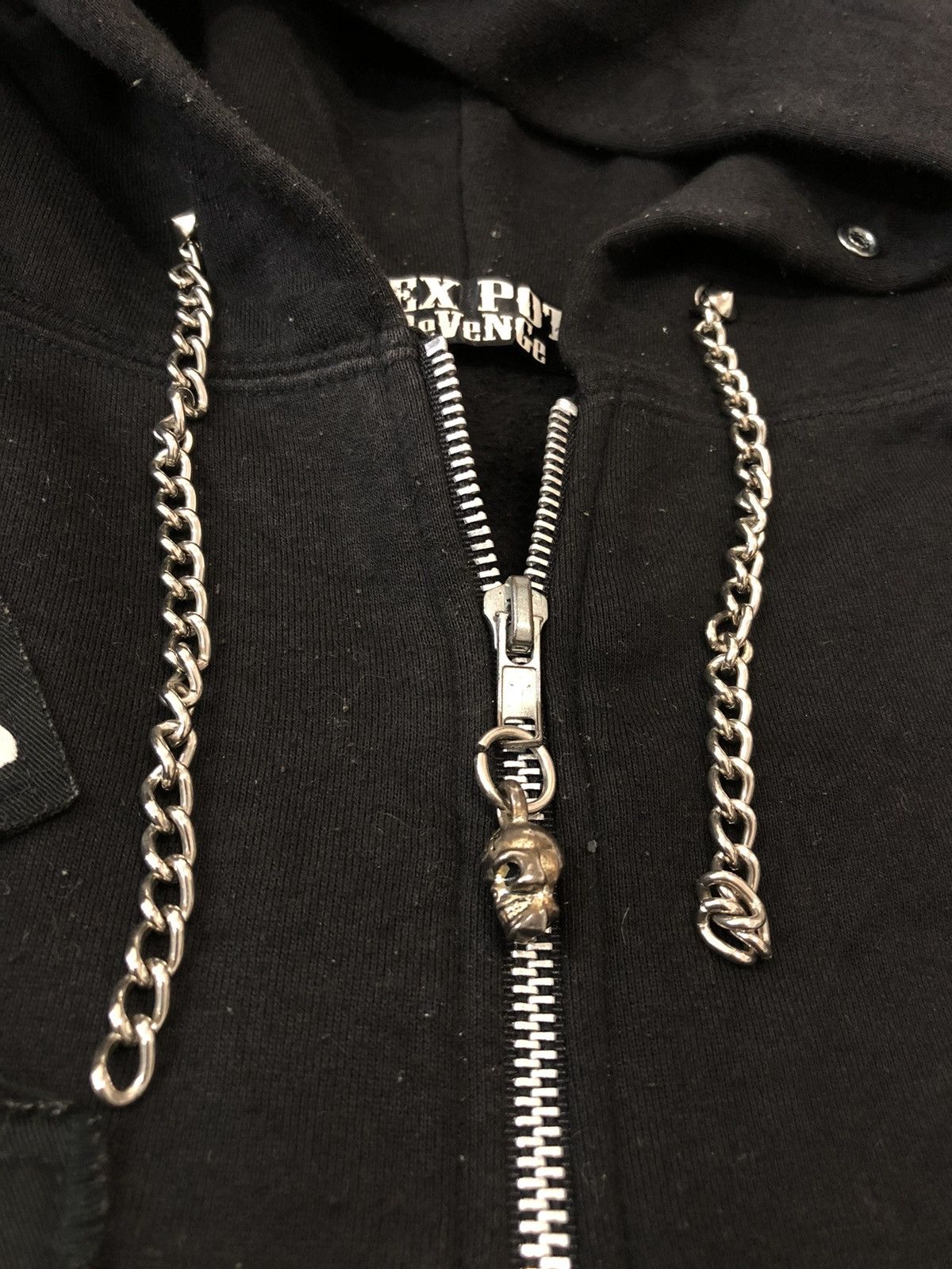 If Six Was Nine × Japanese Brand × Seditionaries Sexpot Revenge skull punk rock anti war hoodie Size US M / EU 48-50 / 2 - 8 Thumbnail