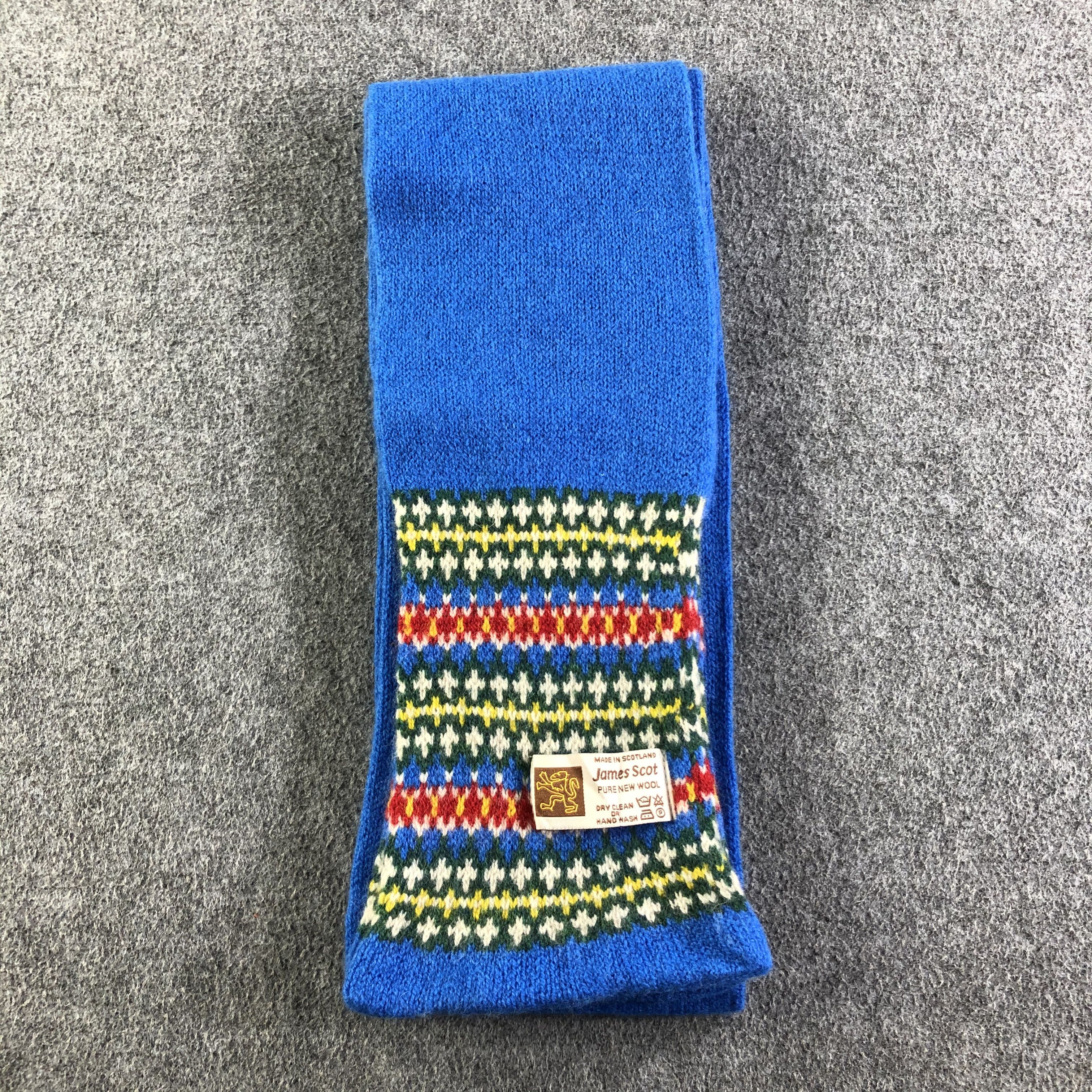 Vintage James Scot Scarf / Muffler / Neckwear P118 Size ONE SIZE - 2 Thumbnail