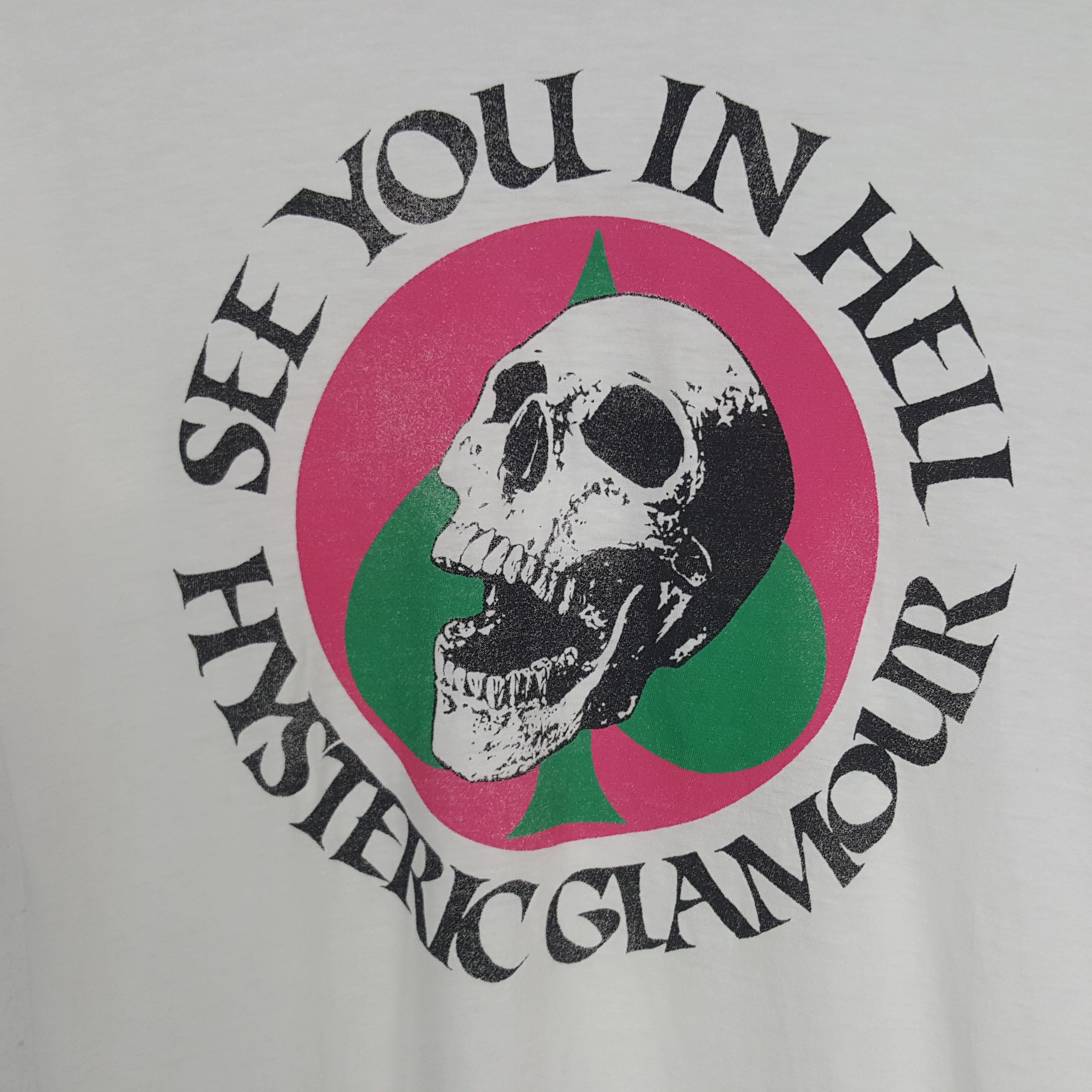 Hysteric Glamour × Japanese Brand × Vintage Vintage See You In Hell Hysteric Glamour Tshirt Size US S / EU 44-46 / 1 - 2 Thumbnail