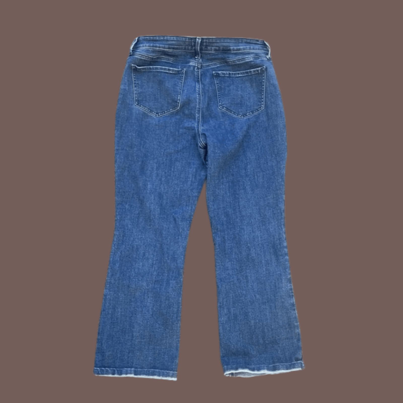 NYDJ VTG Bootcut Jeans | NYDJ Blue Mid Rise | 2010s Classic Denim Size 34" / US 12 / IT 48 - 2 Thumbnail