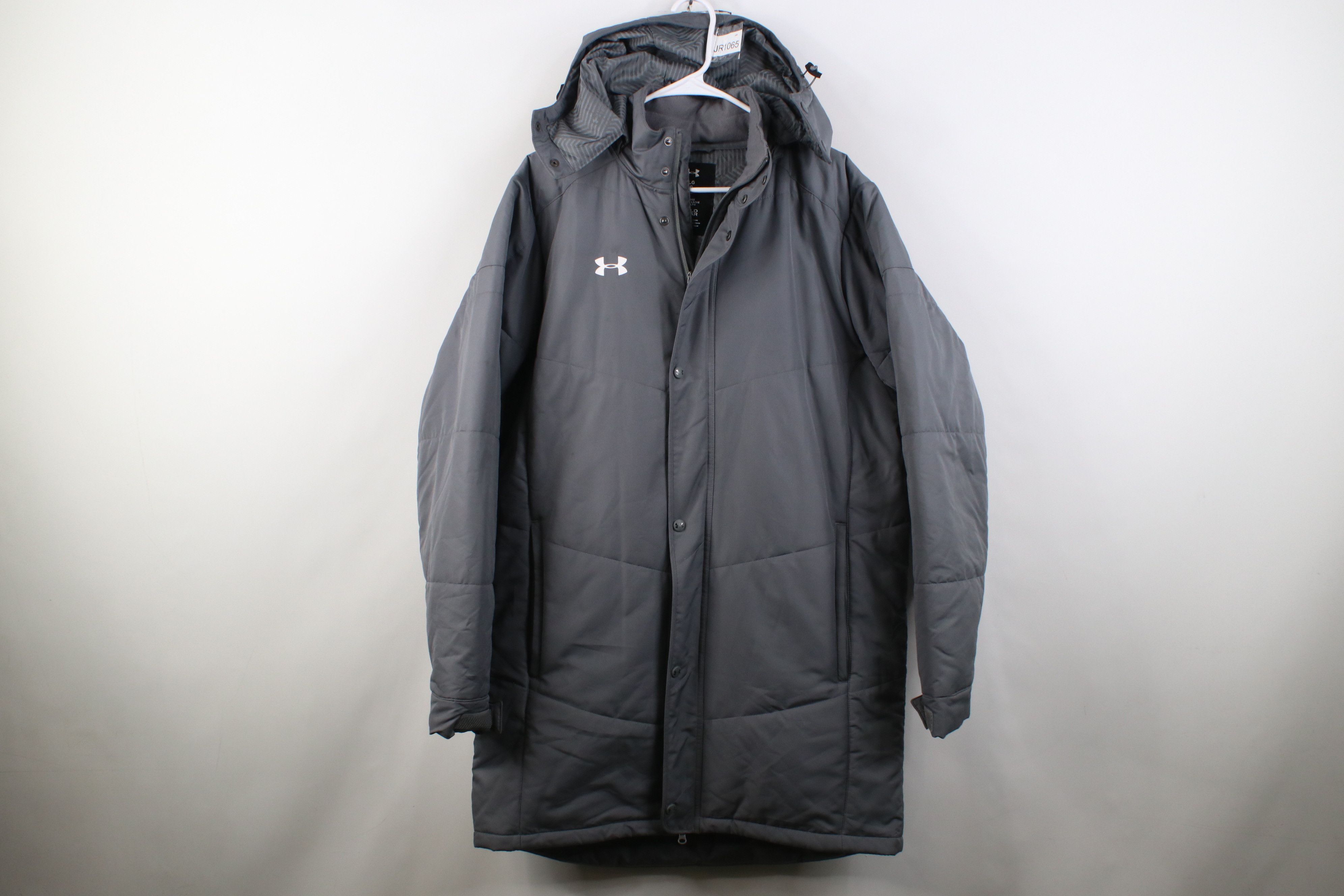 Under Armour Under Armour ColdGear Loose Hooded Parka Jacket Gray Size US L / EU 52-54 / 3 - 1 Thumbnail