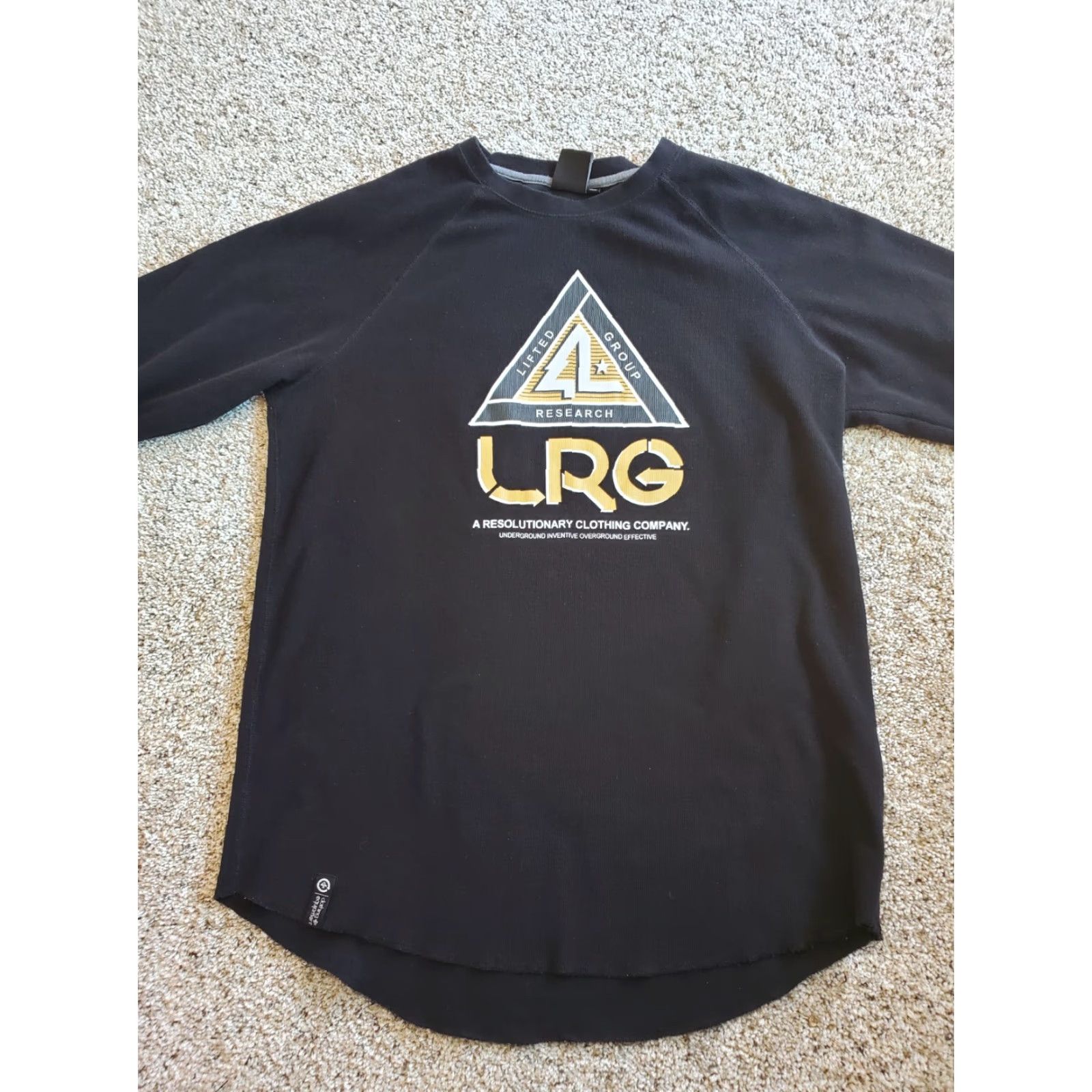 Vintage LRG Lifted Research Graphic Thermal Shirt 2XL Mens Black Long Sleeve Crew Neck Shirt Mens 2XL Black Graphic Thermal Crew Neck LRG Size US XXL / EU 58 / 5 - 3 Thumbnail