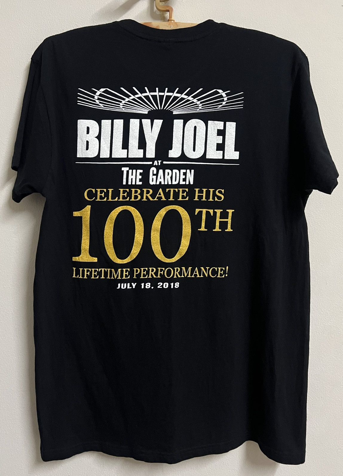 Band Tees Billy Joel In Concert 100th MSG Tour Tee XL Rare Size US XL / EU 56 / 4 - 4 Thumbnail