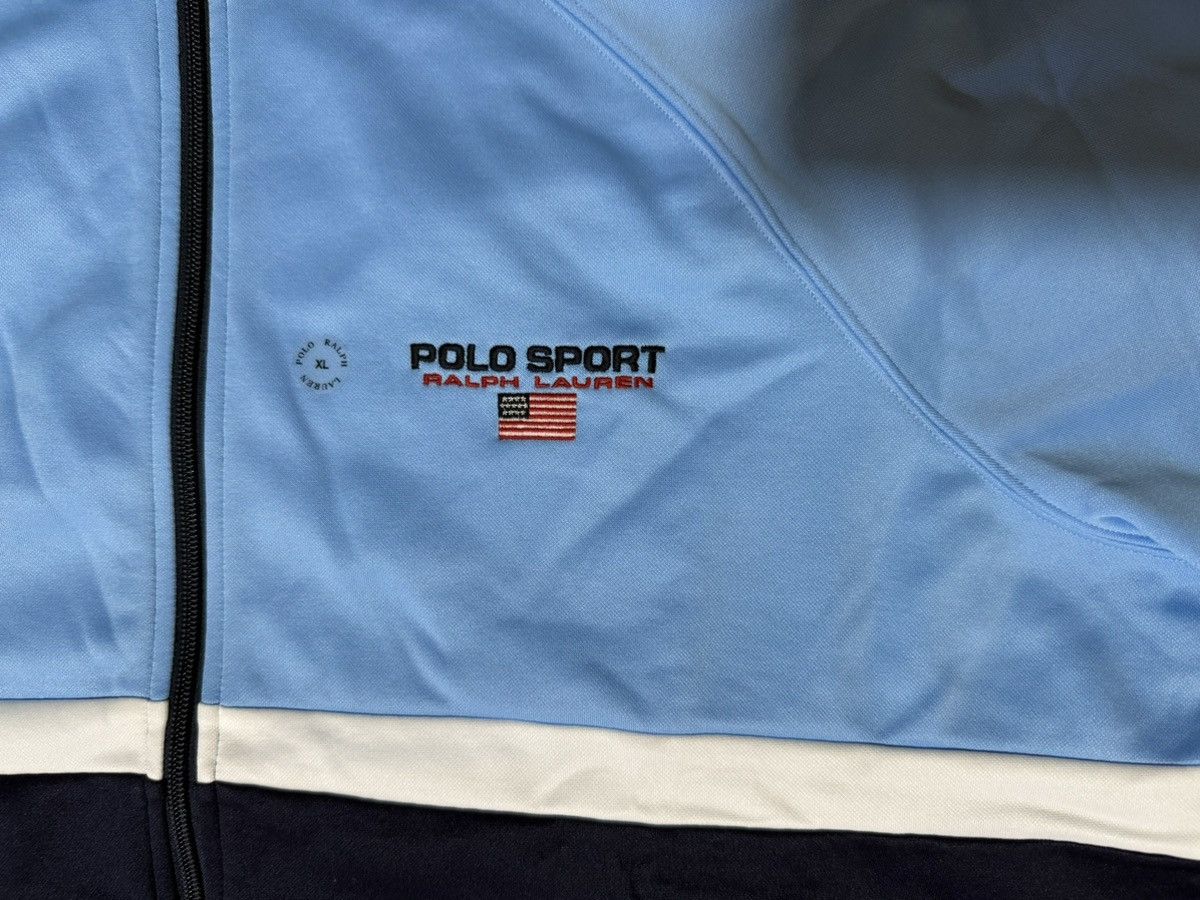 Polo Ralph Lauren Polo Ralph Lauren Sport Fleece Track Jacket Cruise Navy XL Size US XL / EU 56 / 4 - 6 Thumbnail