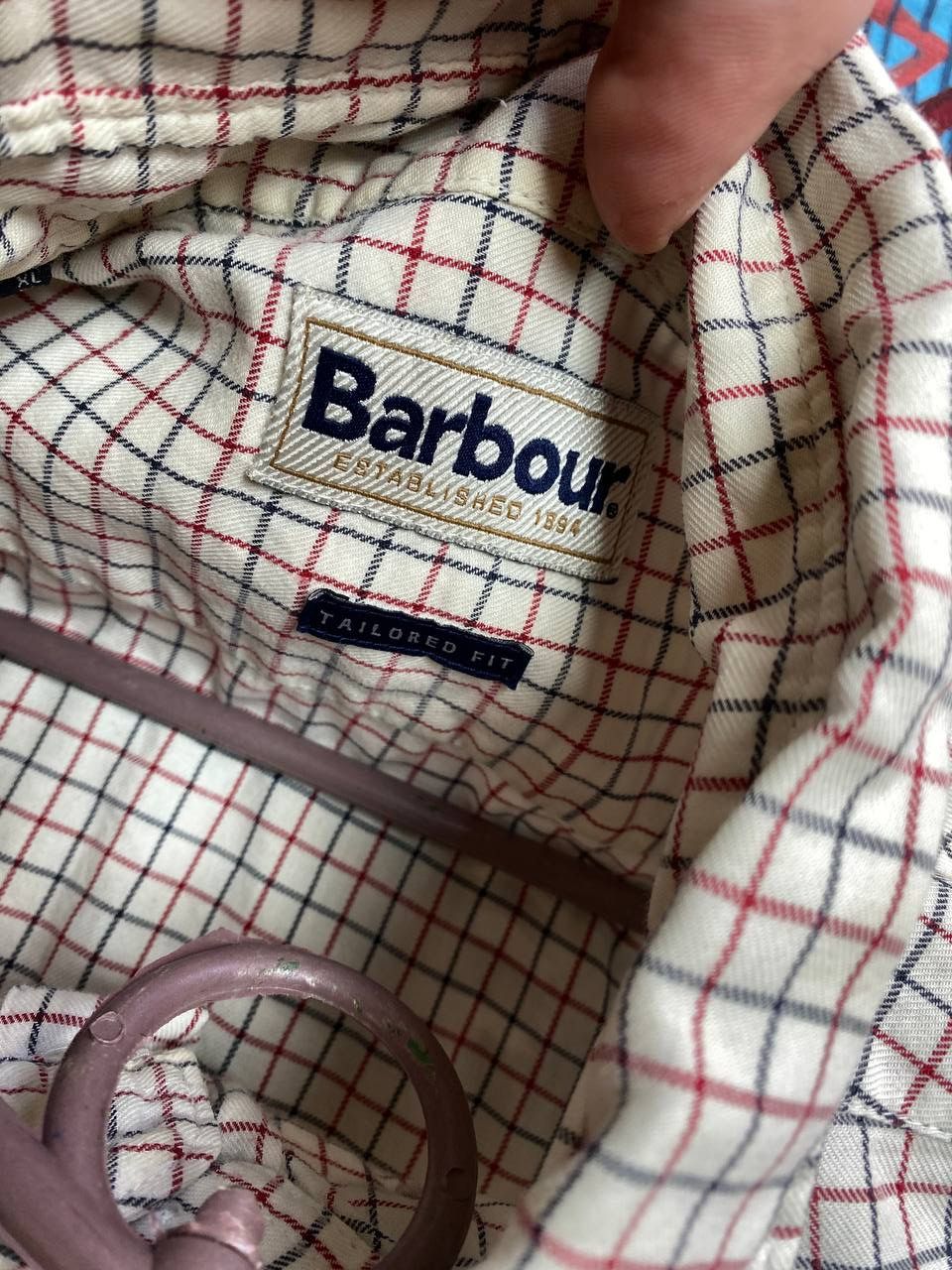 Barbour × Vintage Barbour Vintage Mens Tattersall Flannel Check Shirt Size US L / EU 52-54 / 3 - 2 Thumbnail
