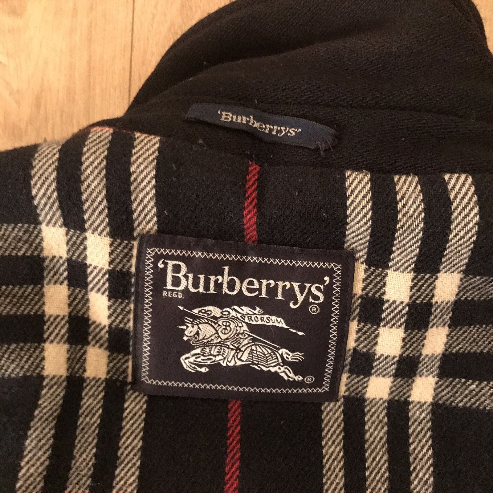 Burberry vintage BURBERRY winter Jacket coat Double Breasted wool Size US XL / EU 56 / 4 - 14 Thumbnail