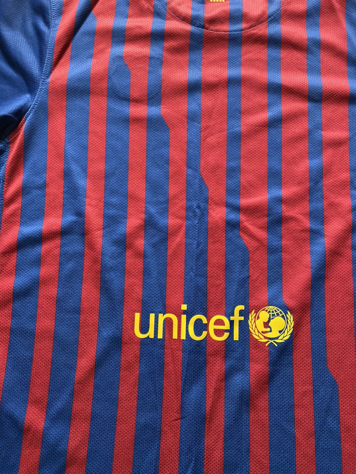 Nike × Vintage 👑Vintage 2011-12 Barcelona Home Shirt Nike Soccer Football Size US S / EU 44-46 / 1 - 11 Thumbnail