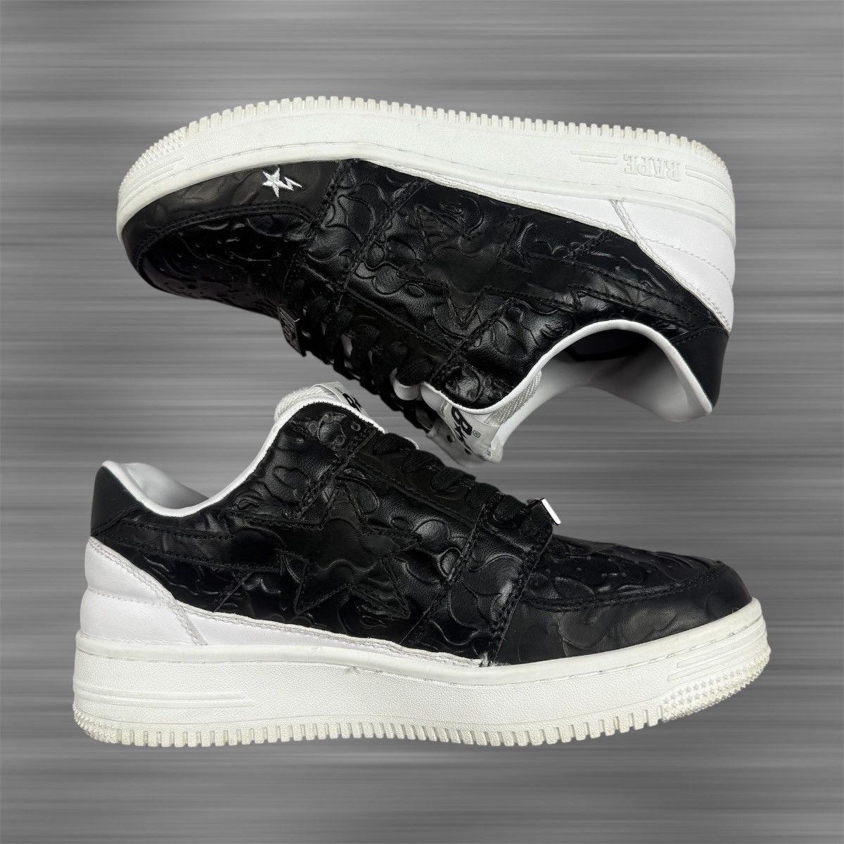 Bape A Bathing Ape Bape Sta Low Future Shoes Size US 9.5 / EU 42-43 - 3 Thumbnail
