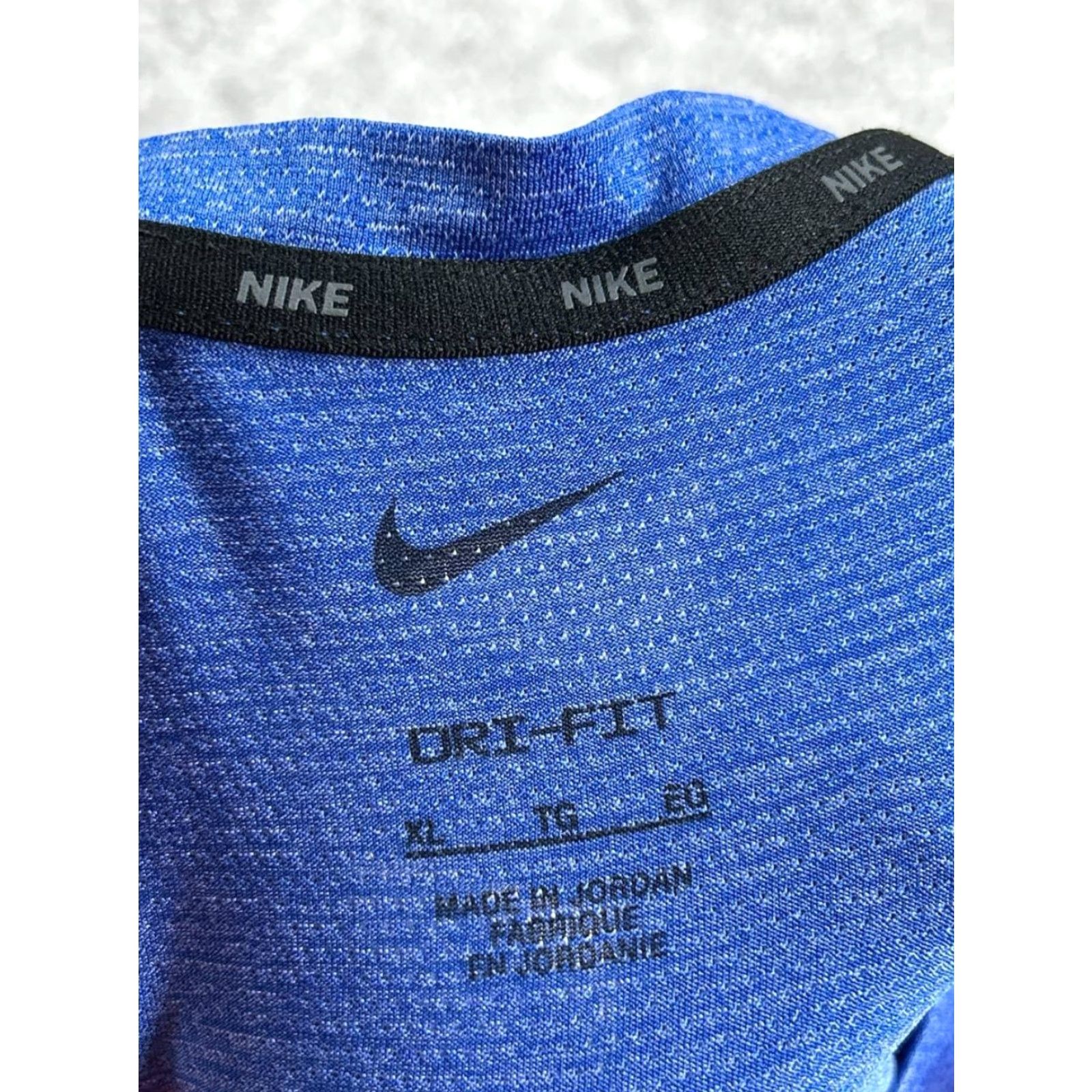 Nike Nike Dri-FIT Shirt Nike Mens XL Blue Running Pullover Size US XL / EU 56 / 4 - 3 Thumbnail