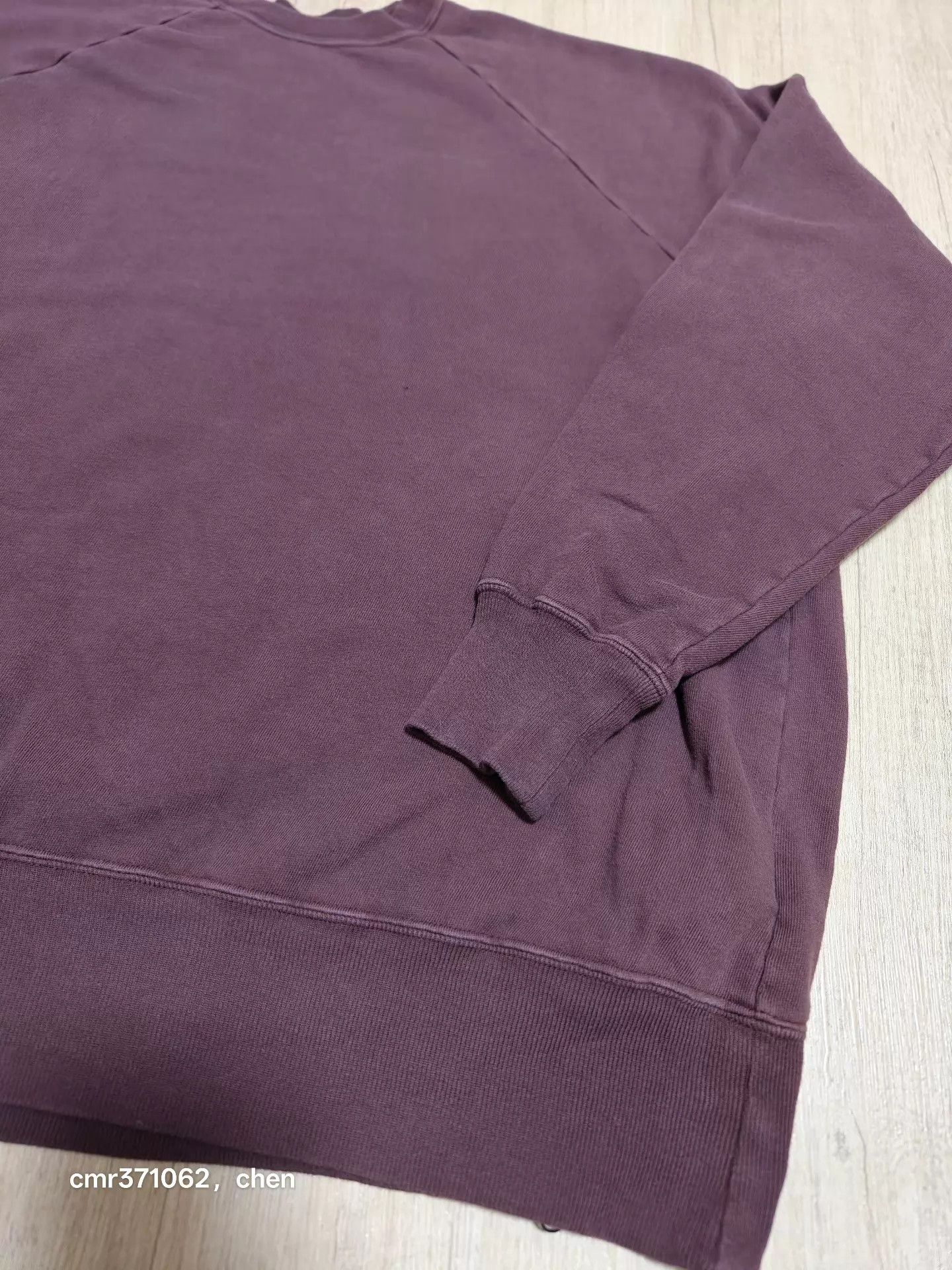 A.PRESSE APRESSE 26ss Vintage Crewneck Sweatshirt Burgundy 3 Size US L / EU 52-54 / 3 - 3 Thumbnail