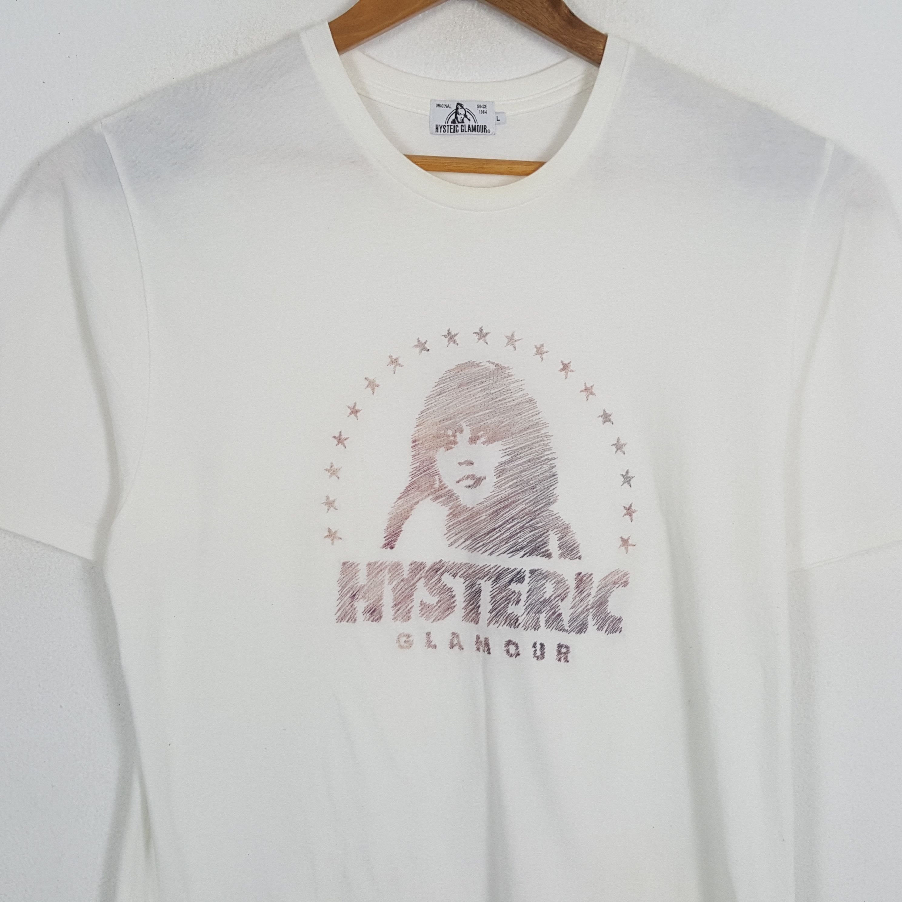 Hysteric Glamour × Japanese Brand × Vintage Vintage HYSTERIC GLAMOUR Japanese Fashion Brand T-Shirts Size US M / EU 48-50 / 2 - 2 Thumbnail