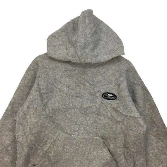 Vintage Krift MAYER Fleece Hoodie Sweatshirt Big Logo Spell Out Size US L / EU 52-54 / 3 - 2 Thumbnail