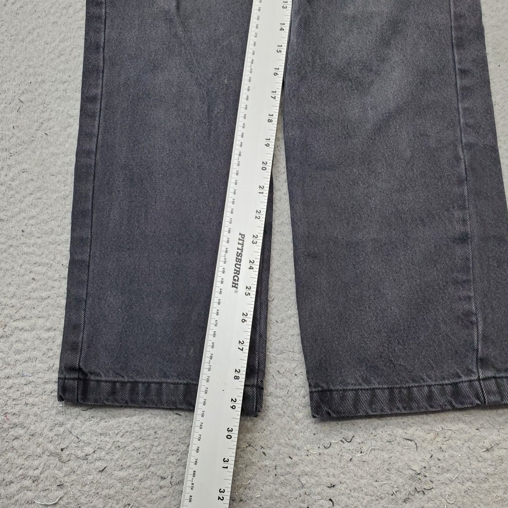 Vintage Kancan Womens 5/26 Black Denim Cargo Jeans Zip Pocket Button Fly Streetwear Boho Jeans 5 Womens Size 5 Size 27" / US 4 / IT 40 - 4 Thumbnail