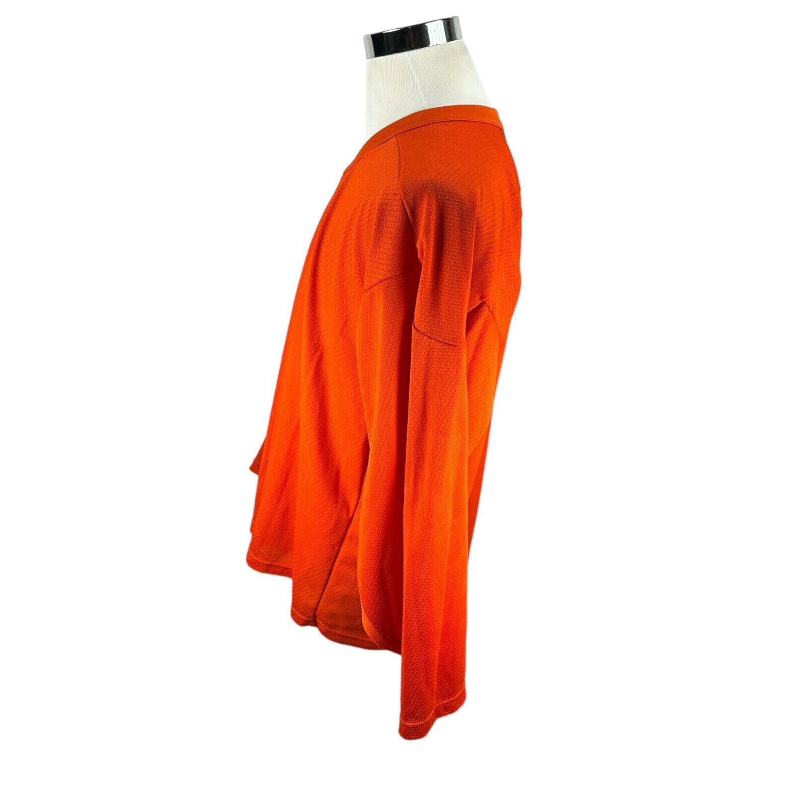 Ccm Vintage CCM Maska Air Knit Jersey Mens Orange Hockey Blank Size US L / EU 52-54 / 3 - 3 Thumbnail
