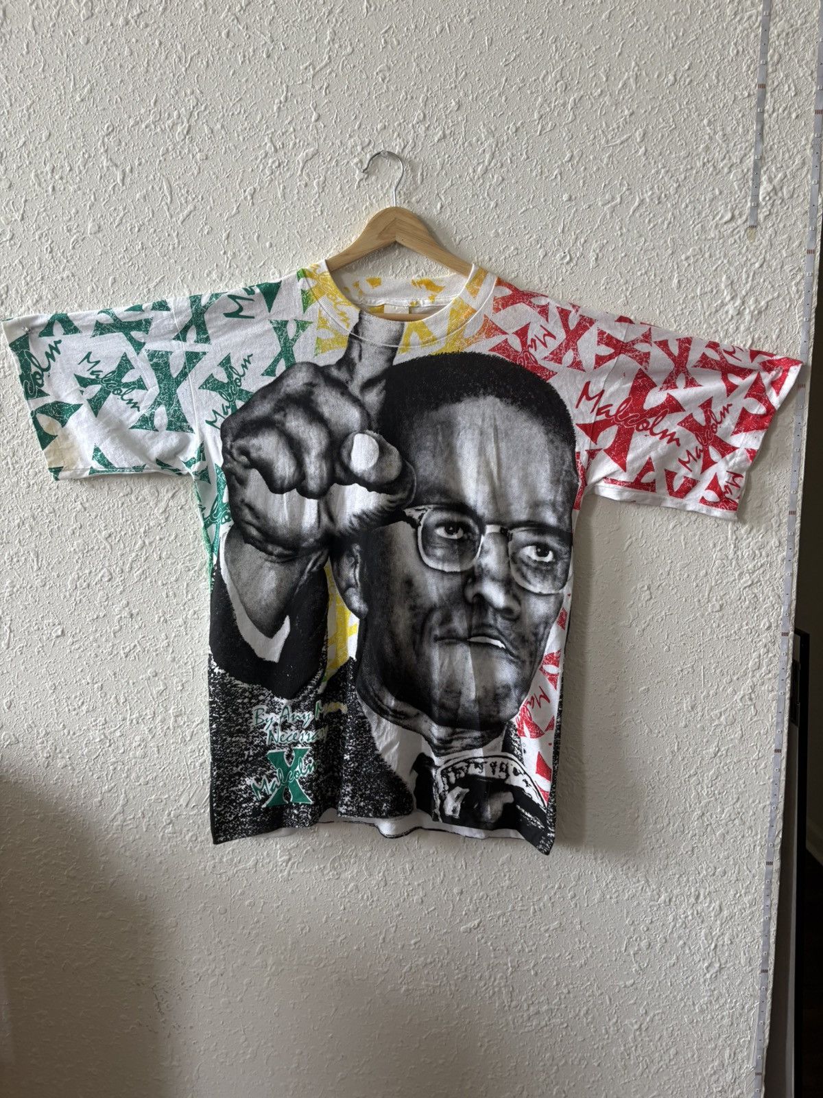 Vintage MALCOLM X AOP T SHIRT Size US L / EU 52-54 / 3 - 1 Thumbnail