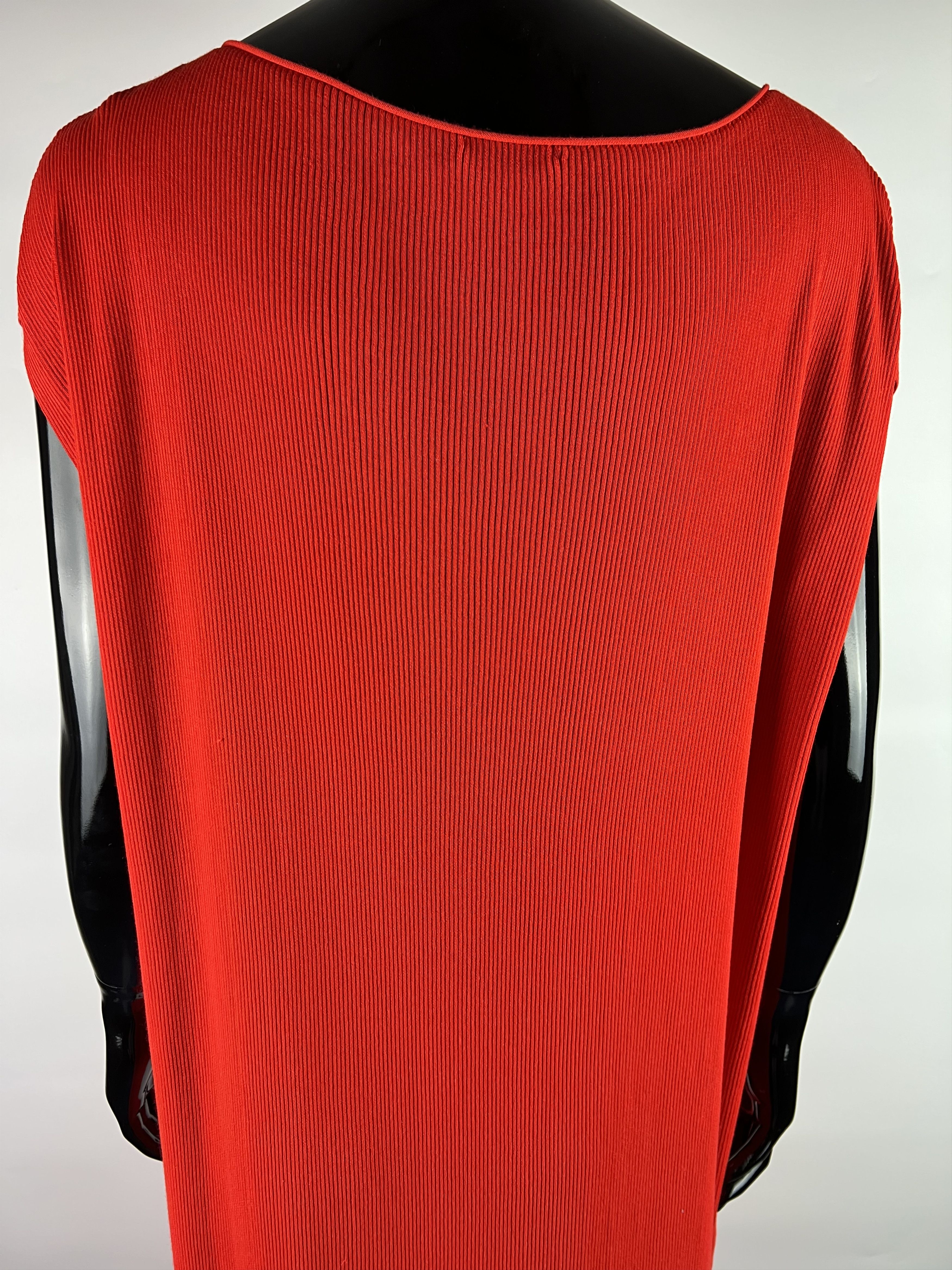 Cos COS Red Ribbed Maxi Dress Size M Size M / US 6-8 / IT 42-44 - 3 Thumbnail