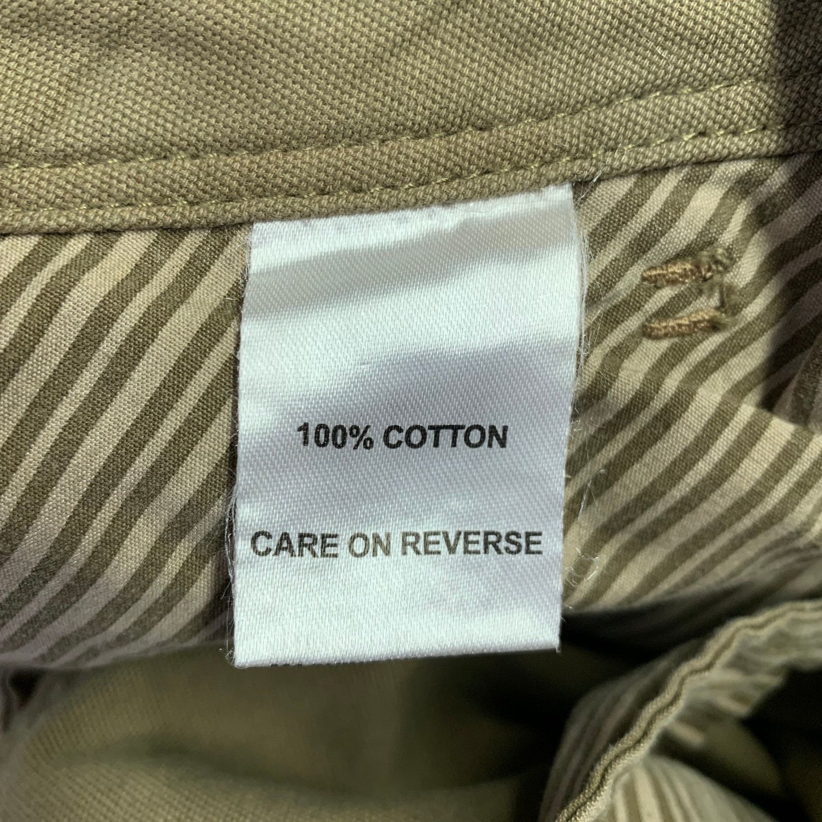 Billy Reid Size 29 Green Olive Cotton Flat Front Casual Pants Size US 29 - 5 Thumbnail
