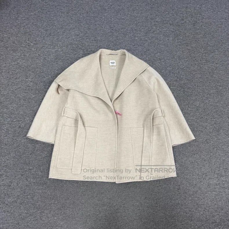 Hermes Oatmeal cashmere coat