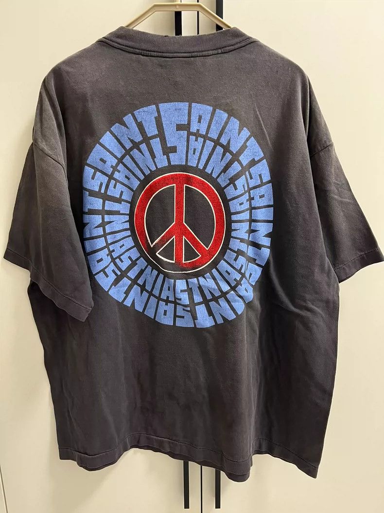 Saint Michael Saint MichaelPeace and Anti-War LOGO Crack Short Sleeve 250 Size US XL / EU 56 / 4 - 2 Thumbnail