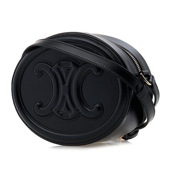 Celine o1w1db10125 198603DXC Size: OS / Cuir Triomphe Bag in Black Size ONE SIZE - 2 Thumbnail