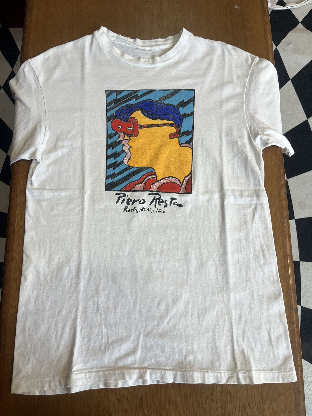 Arts & Science Vintage Piero Resta Studios Art design 90’s Tshirt Size US M / EU 48-50 / 2 - 3 Thumbnail