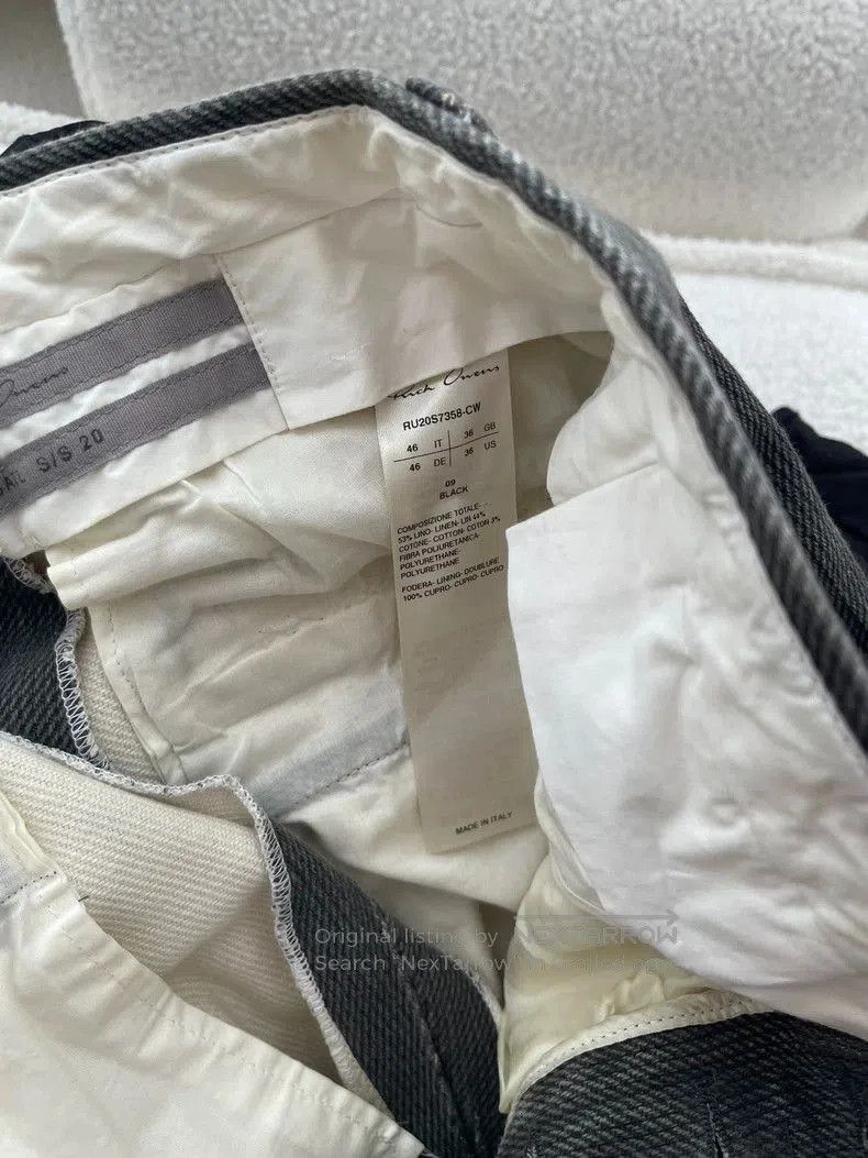 Rick Owens Rick Owens Runway Show Gray Pants. Size US 28 / EU 44 - 4 Thumbnail