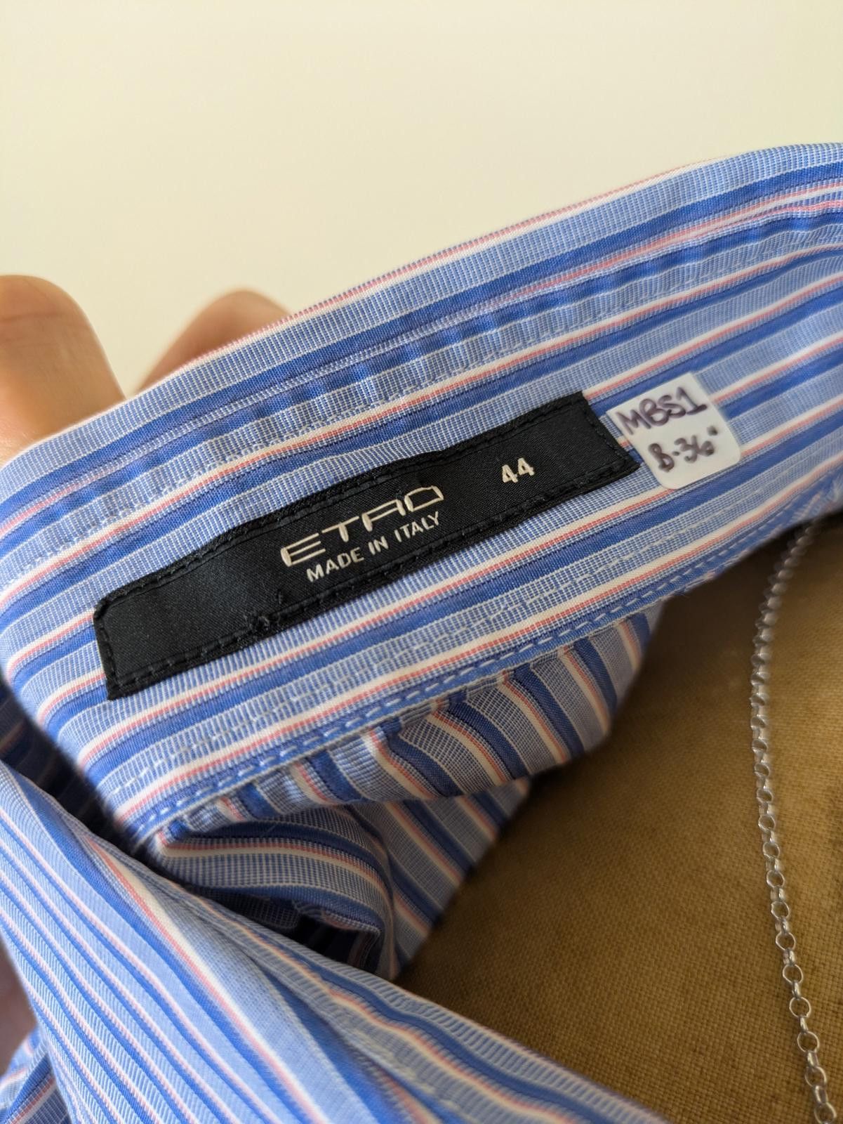 Etro Etro striped fitted button up cotton shirt Size ONE SIZE - 6 Thumbnail