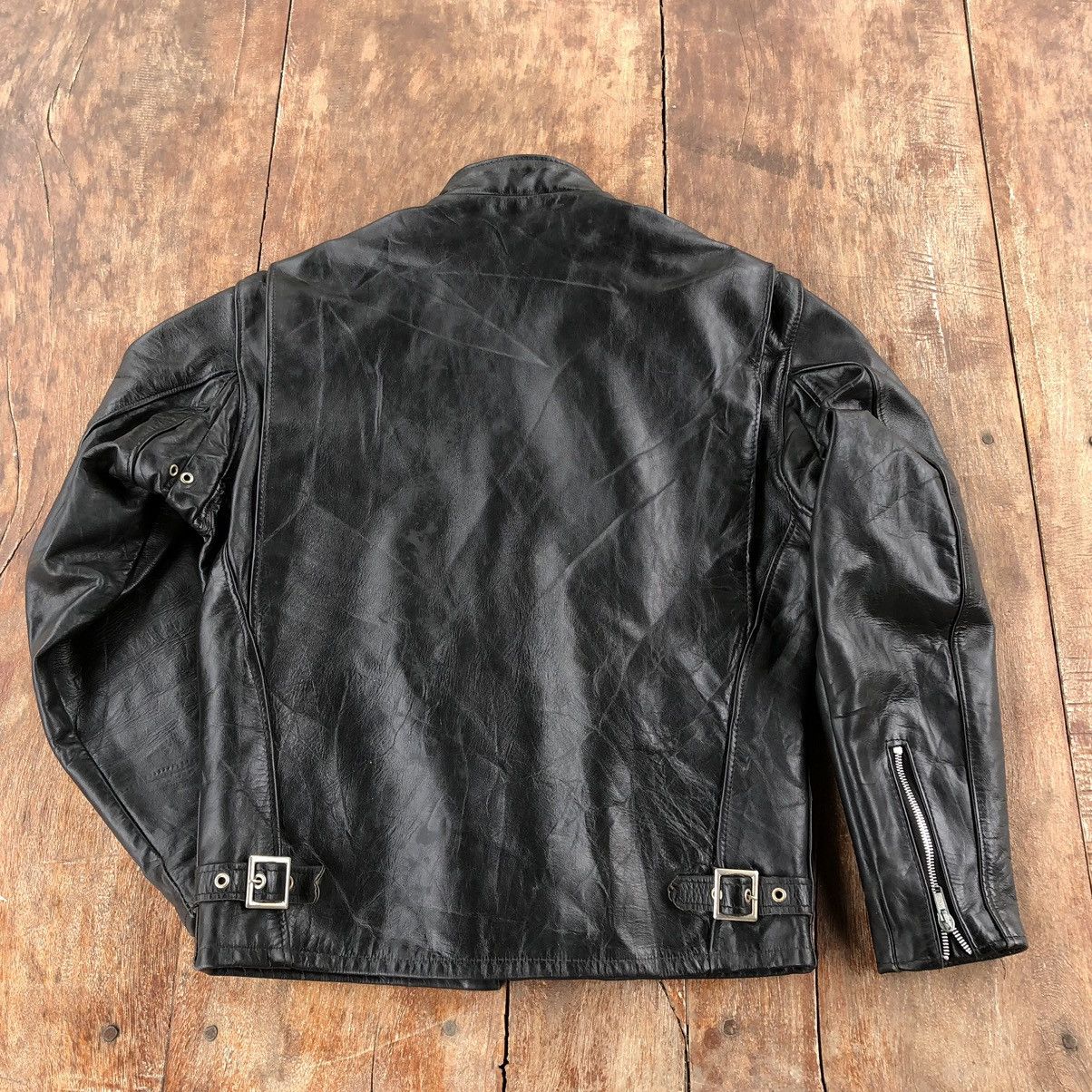 Schott Vintage Schott Leather Jacket Made In USA Size US L / EU 52-54 / 3 - 2 Thumbnail