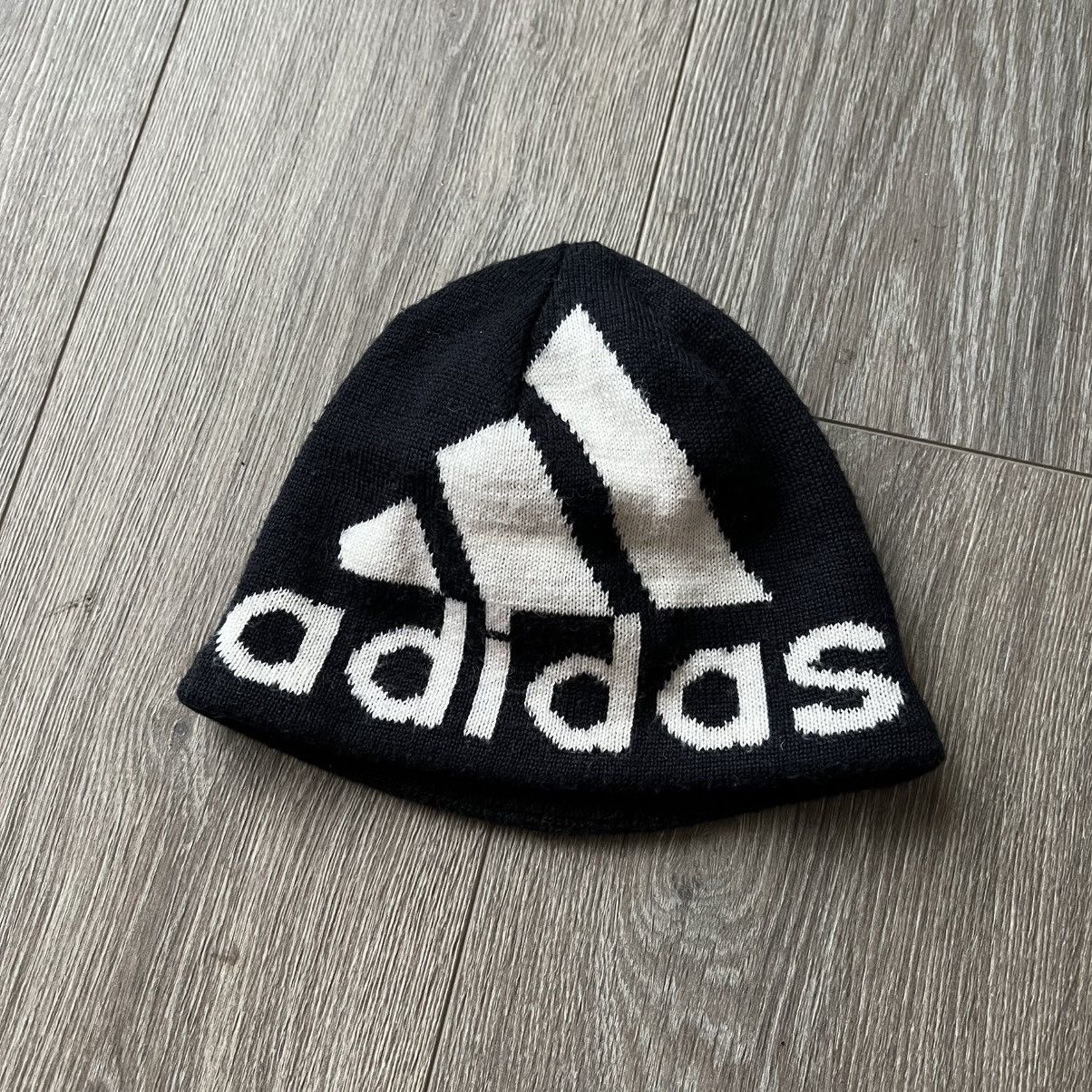 Adidas Vinrage Y2K Adidas Beanie Hat Size ONE SIZE - 1 Thumbnail
