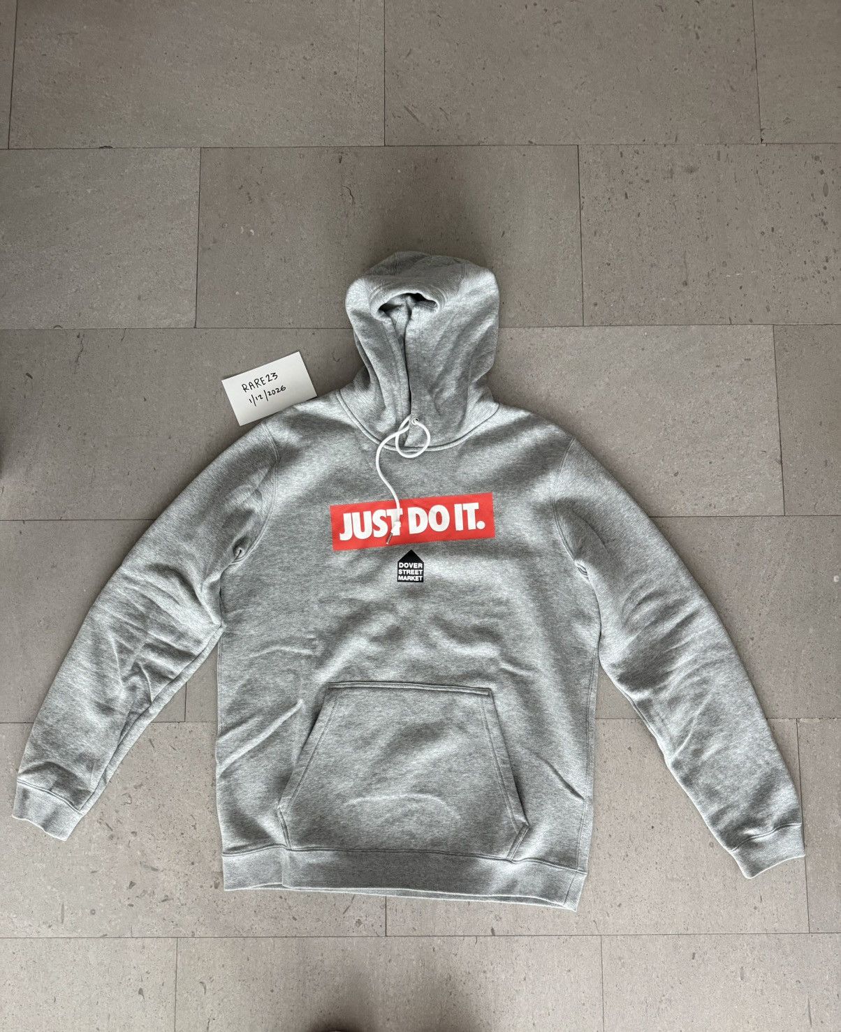 Dover Street Market × Nike Nike x Dover Street Market (DSM) hoodie in grey Size US L / EU 52-54 / 3 - 1 Thumbnail