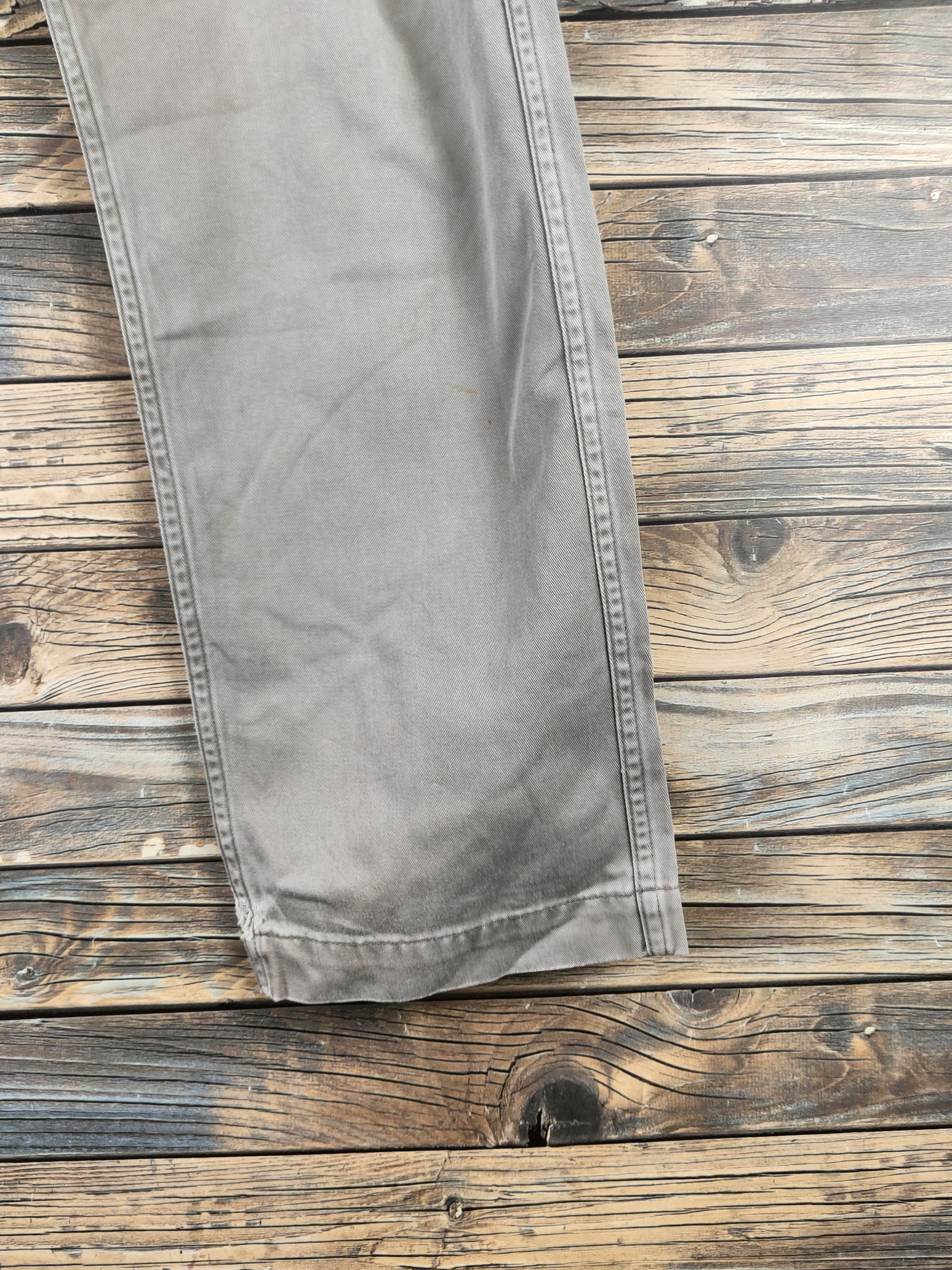 GU DL GU Olive Faded Multipocket Casual Pants #46-302 Size US 32 / EU 48 - 6 Thumbnail