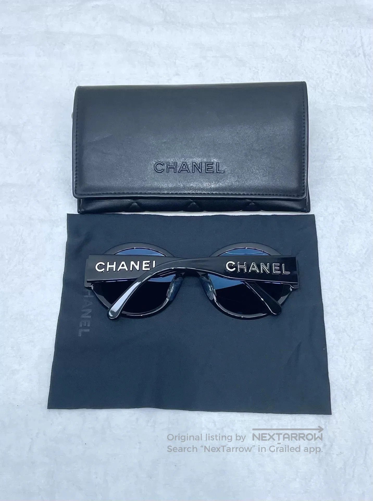Chanel Chanel Letter Logo Sunglasses. Size ONE SIZE - 1 Thumbnail