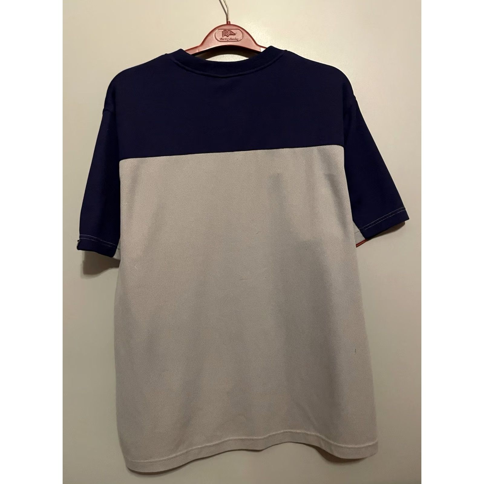 Adidas VINTAGE adidas Men's XL Short Sleeve Athletic Shirt Blue Grey Orange D353 Size US XL / EU 56 / 4 - 6 Thumbnail