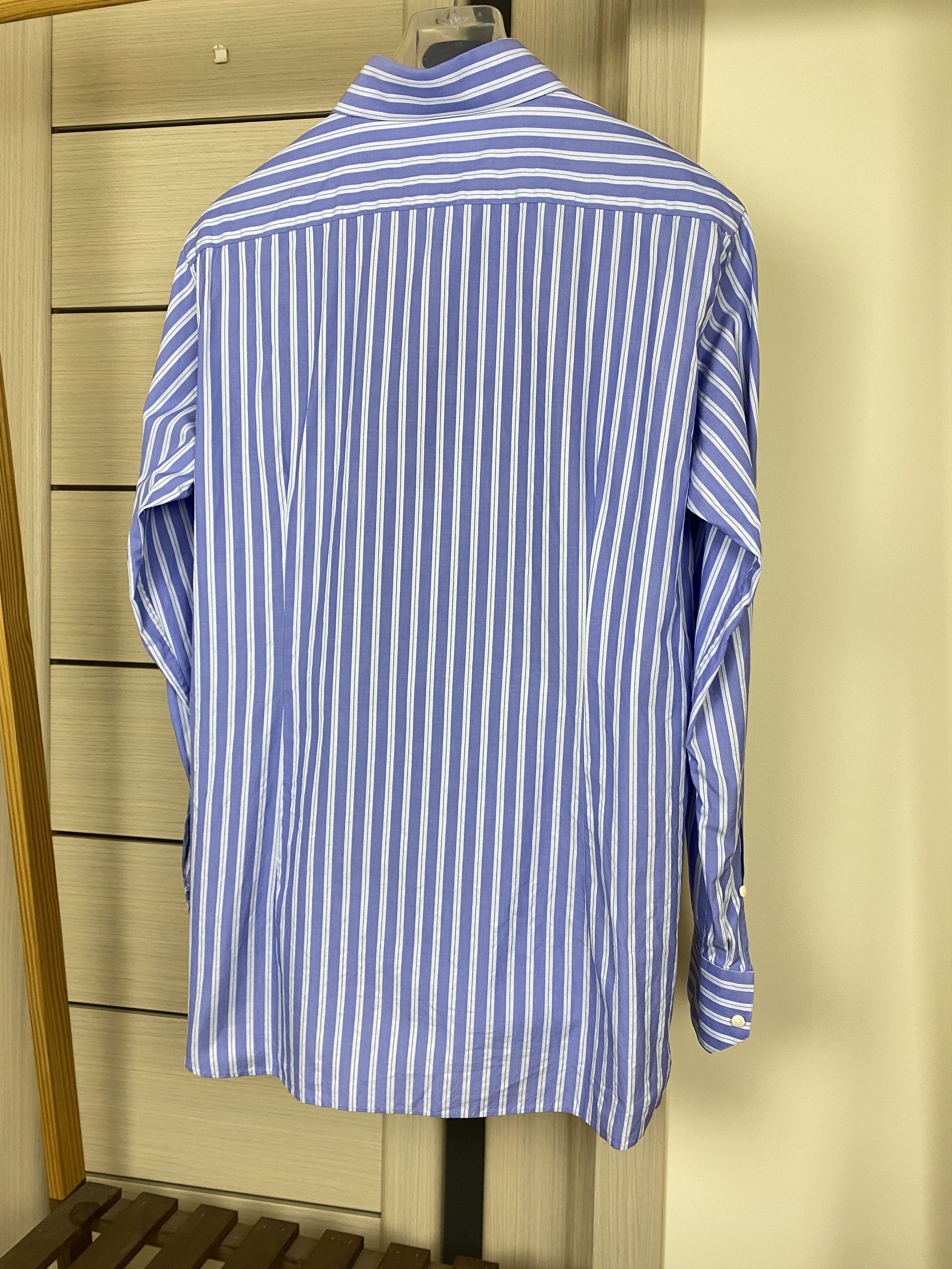 Patrick Hellmann Collection Patrick Hellmann collection classic stripe handmade shirt Size US M / EU 48-50 / 2 - 4 Thumbnail