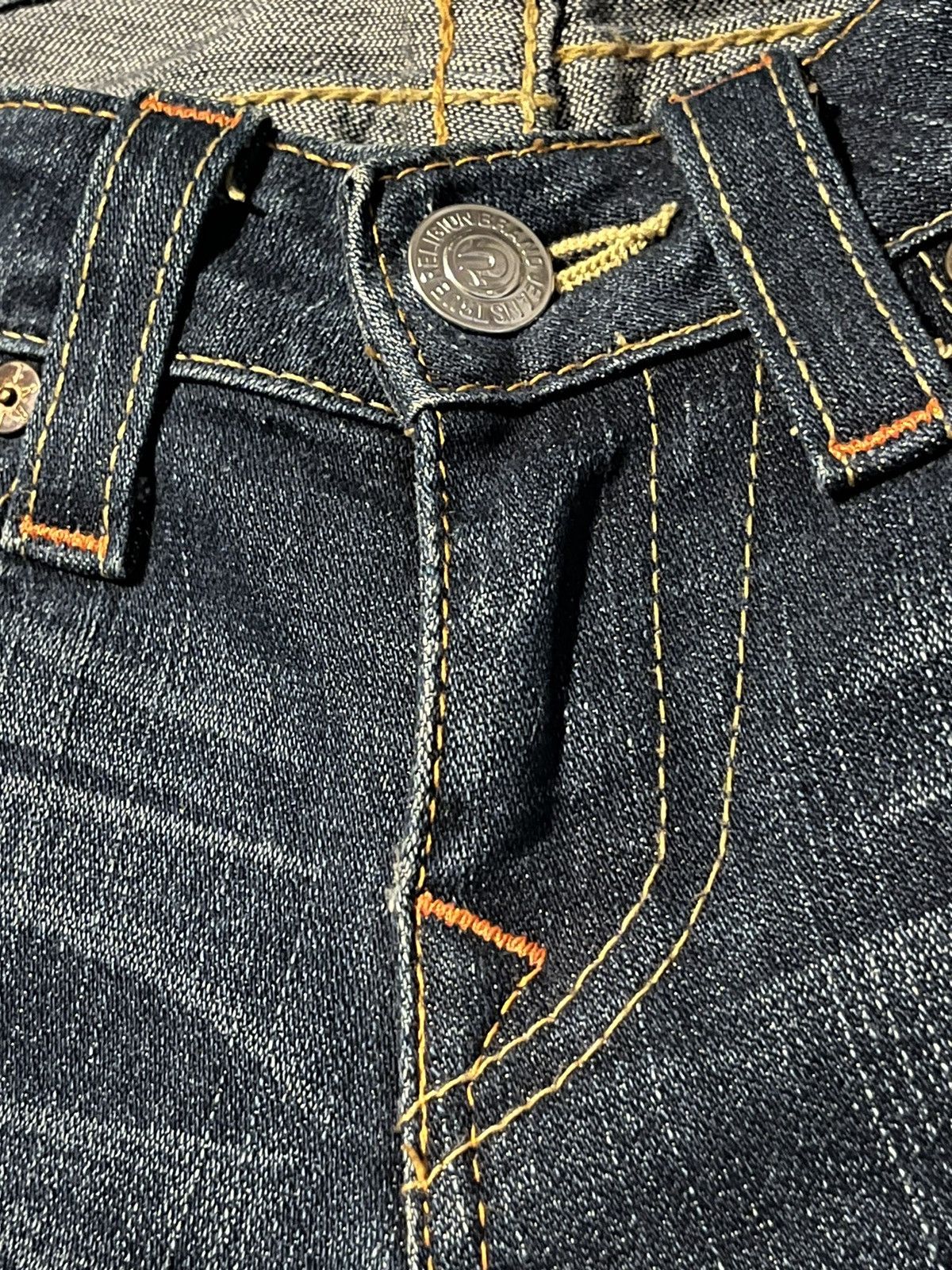 True Religion Vintage True Religion Brand Jeans Billy Straight Denim USA Size 29" - 6 Thumbnail