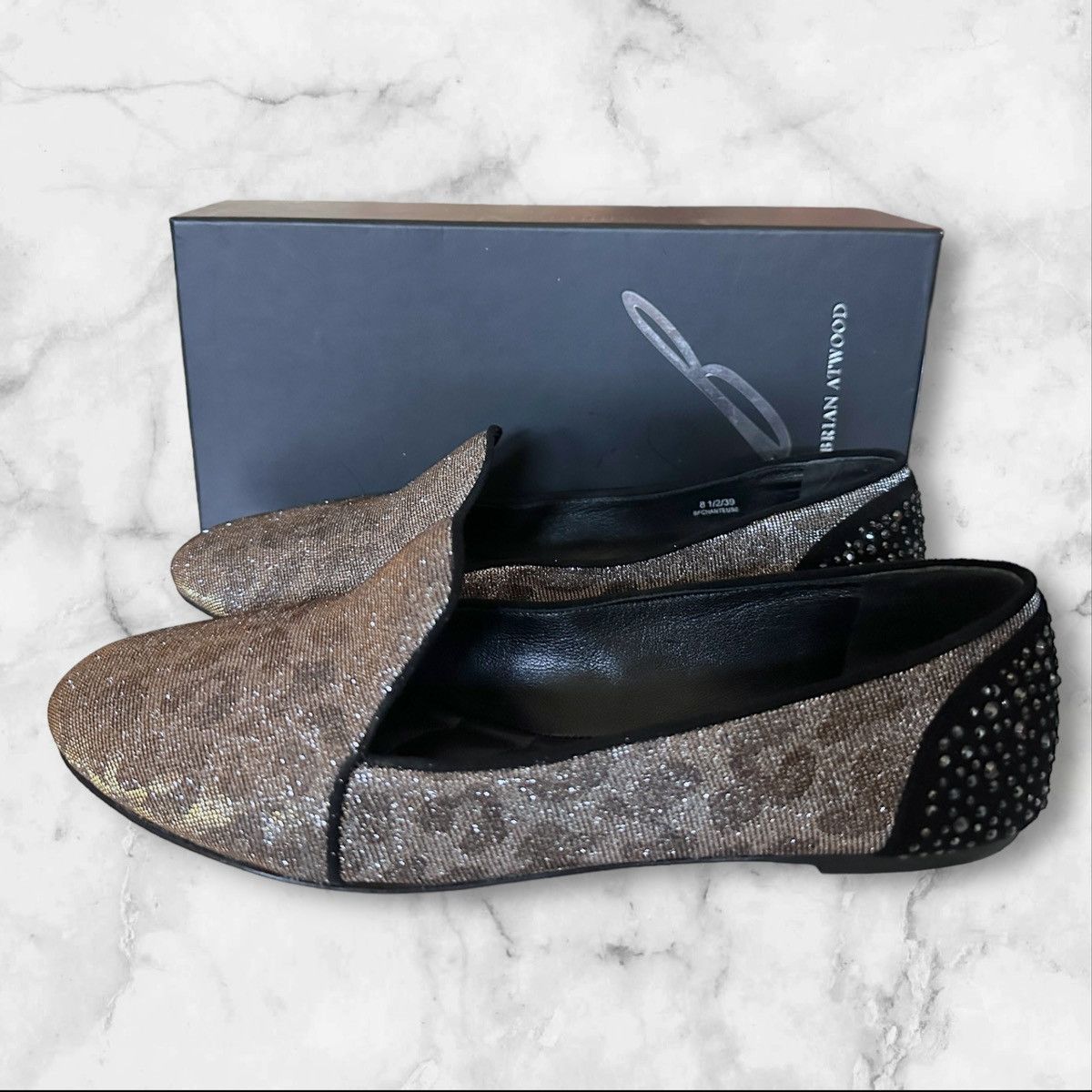 Brian Atwood B Brian Atwood Shimmer Flats Size US 8.5 / IT 38.5 - 1 Thumbnail
