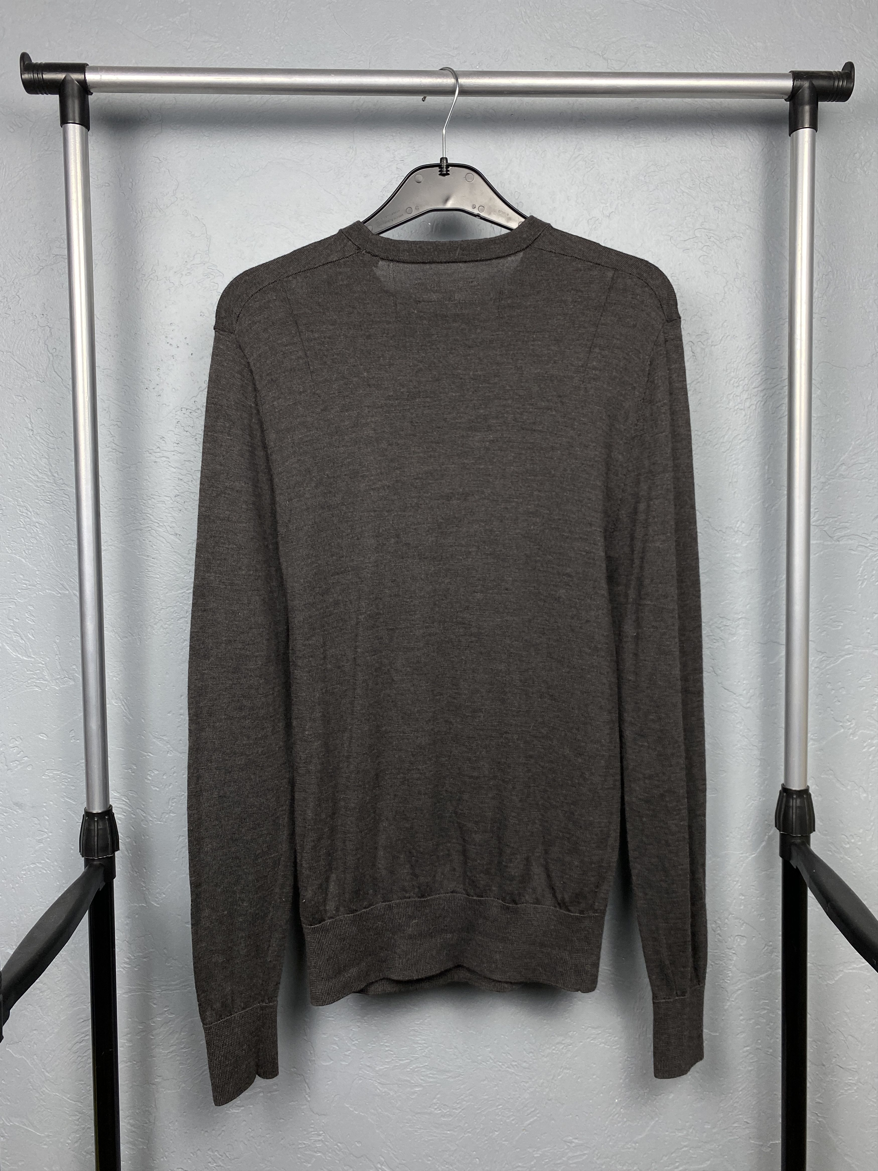Allsaints × Vintage AllSaints Mens Mode Merino Crew Neck Wool Knit Sweater Size US S / EU 44-46 / 1 - 6 Thumbnail