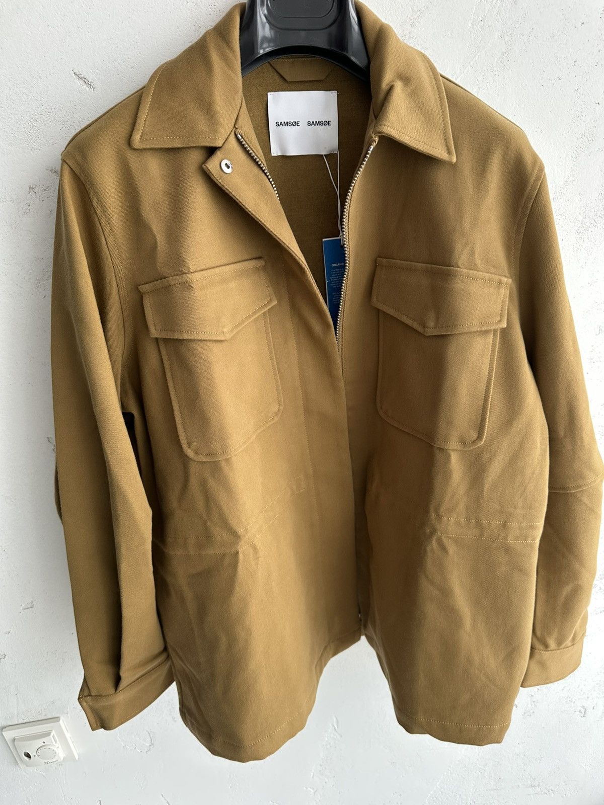 Samsoe Samsoe SAMSOE & SAMSOE Gabardine Overshirt Jacket Size US M / EU 48-50 / 2 - 2 Thumbnail