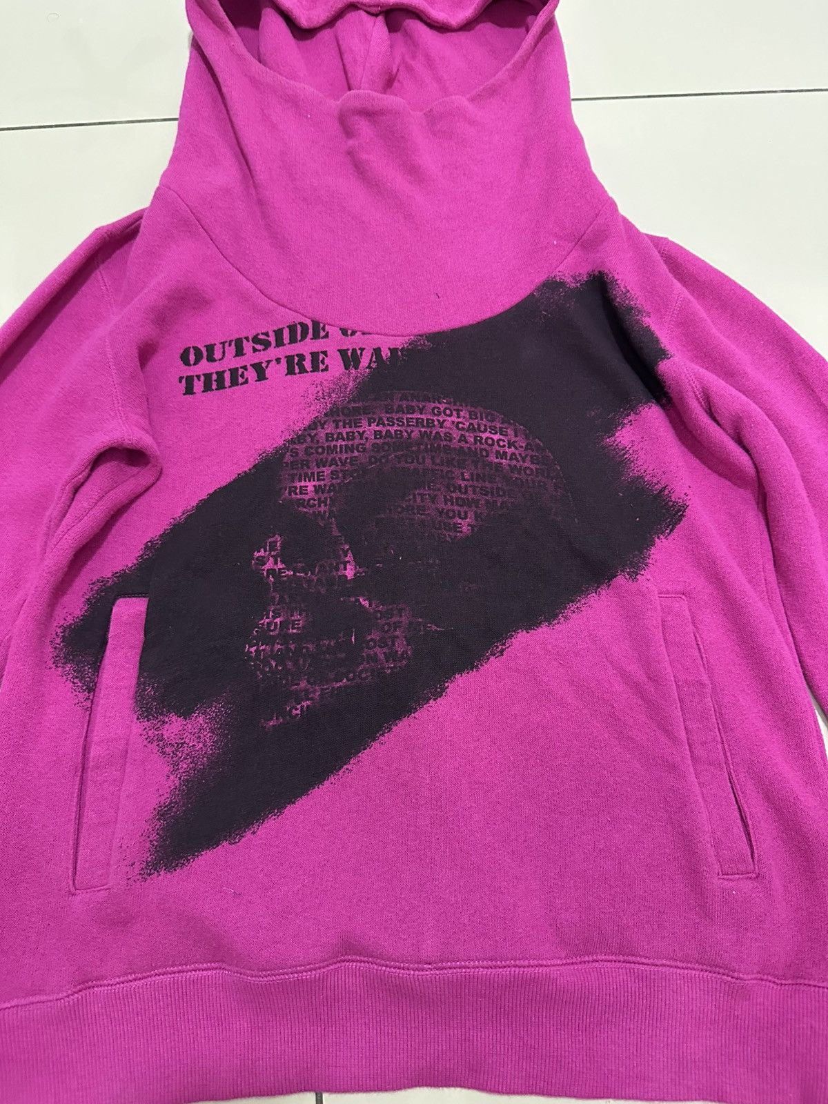 PPFM Vintage PPFM High Neck Hoodie Poem Anarchy In UK Sex Pistols Size US M / EU 48-50 / 2 - 5 Thumbnail