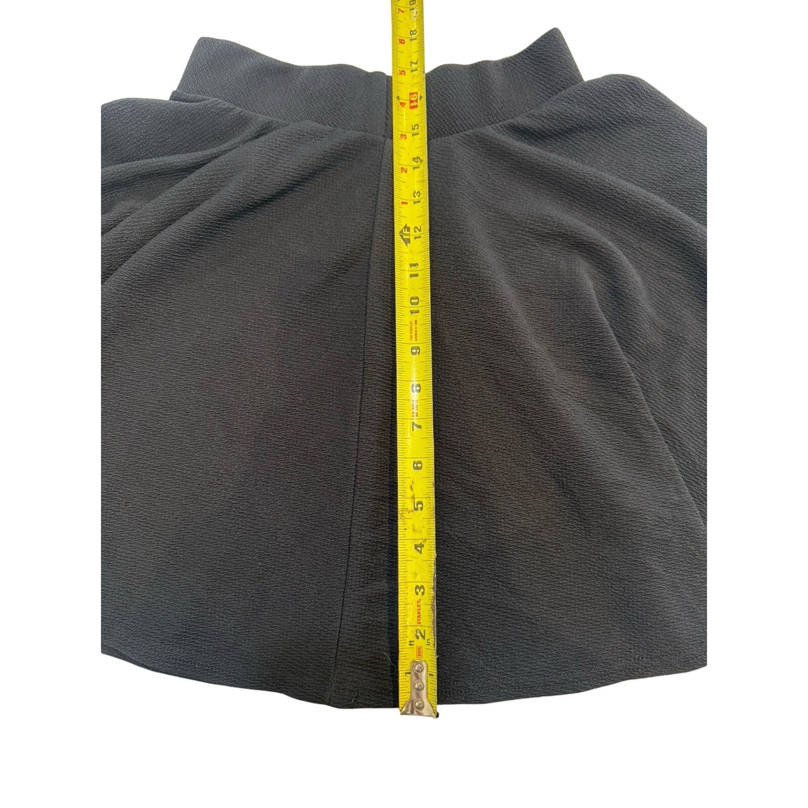 Other Katherine Barclay Black Textured Skirt Flare Circle Skirt M Size 22" - 6 Thumbnail