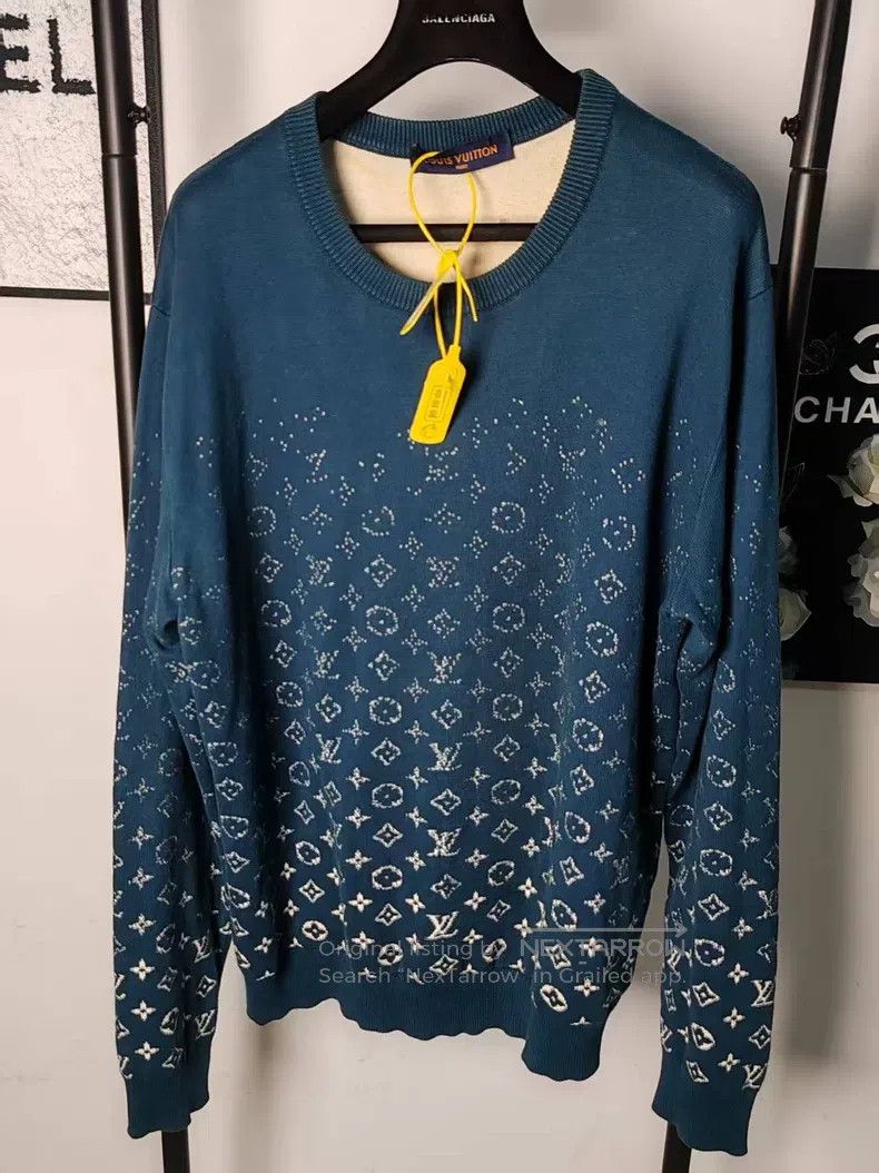 Louis Vuitton Louis Vuitton Full-print knitted sweatshirt Size US XL / EU 56 / 4 - 1 Thumbnail