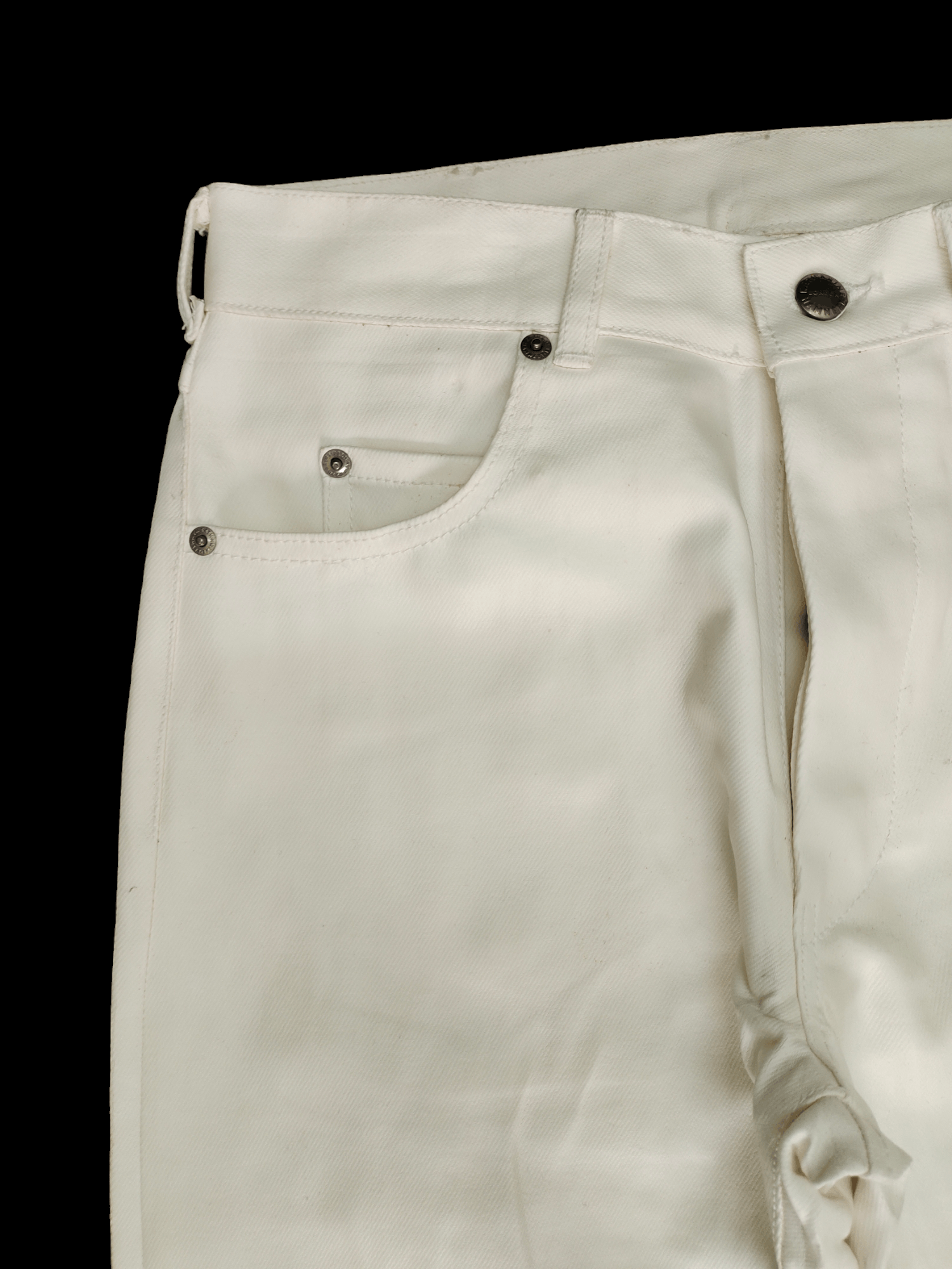 Katharine Hamnett London Katharine Hamnett London White Coated Denim Pants Size US 28 / EU 44 - 4 Thumbnail