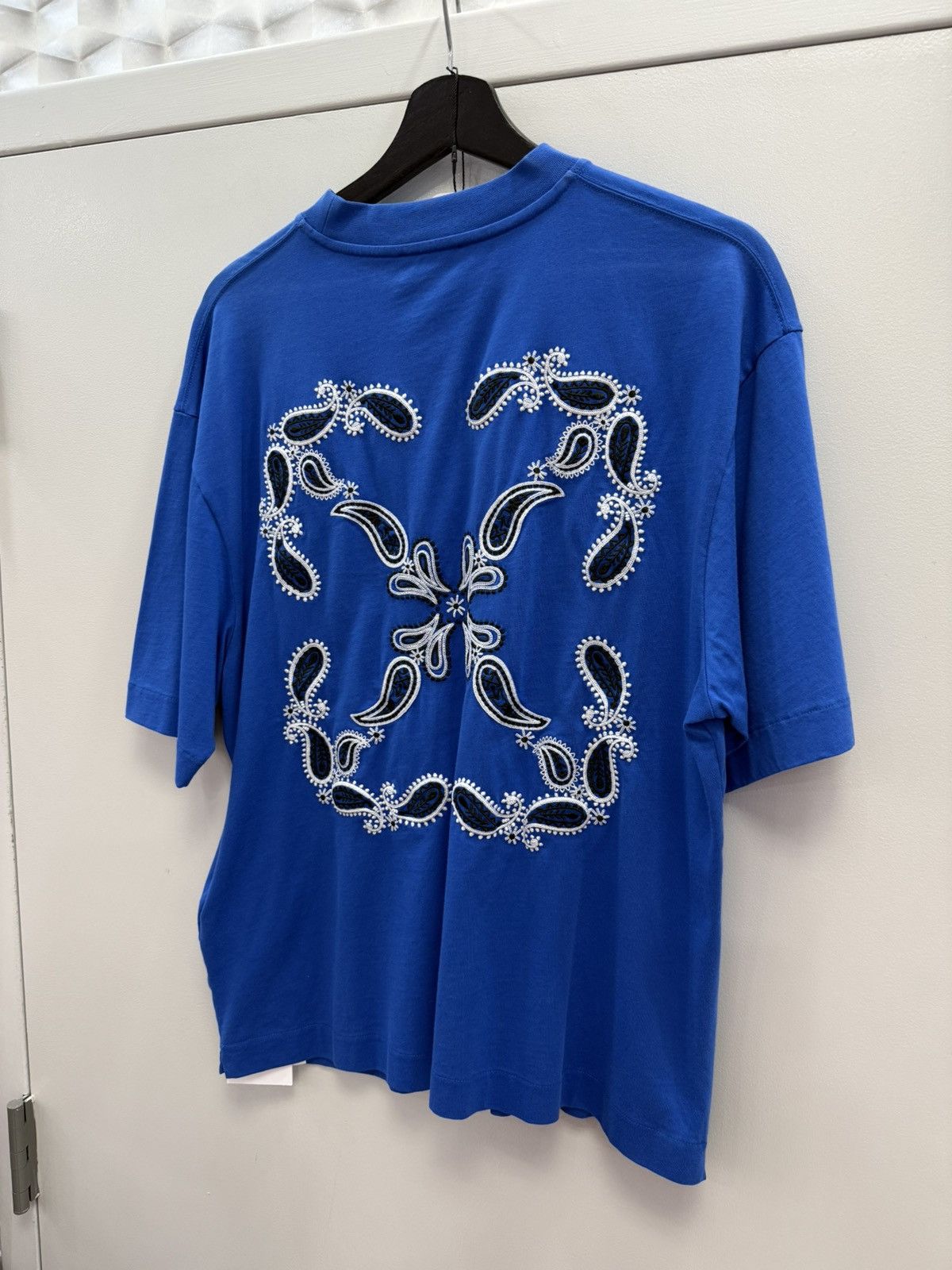 Off-White Off-White Blue Paisley Shirt Size US S / EU 44-46 / 1 - 6 Thumbnail