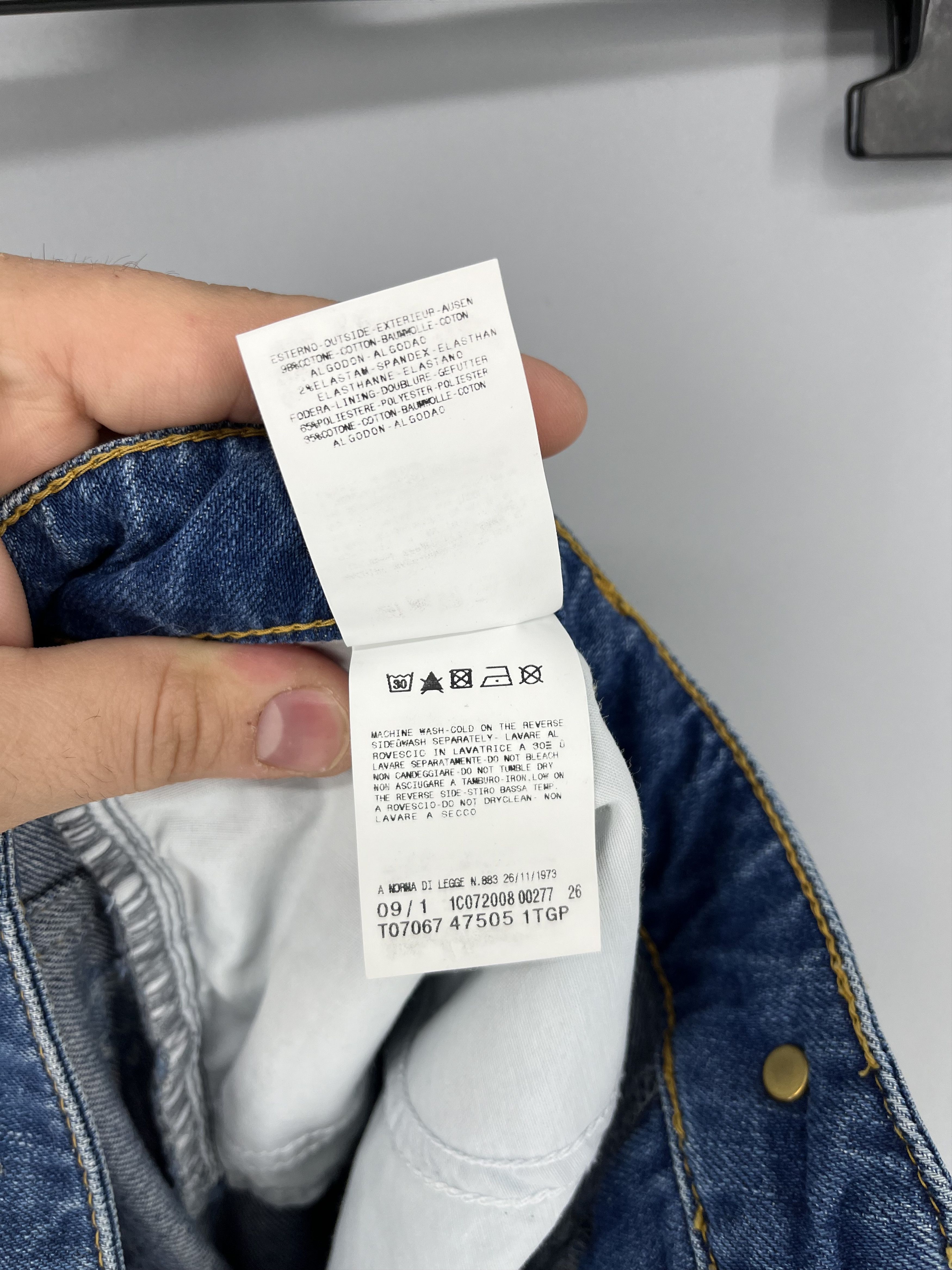 Just Cavalli Vintage JUST CAVALLI Luxury Retro Denim long jeans 29*43 Size US 29 - 12 Thumbnail