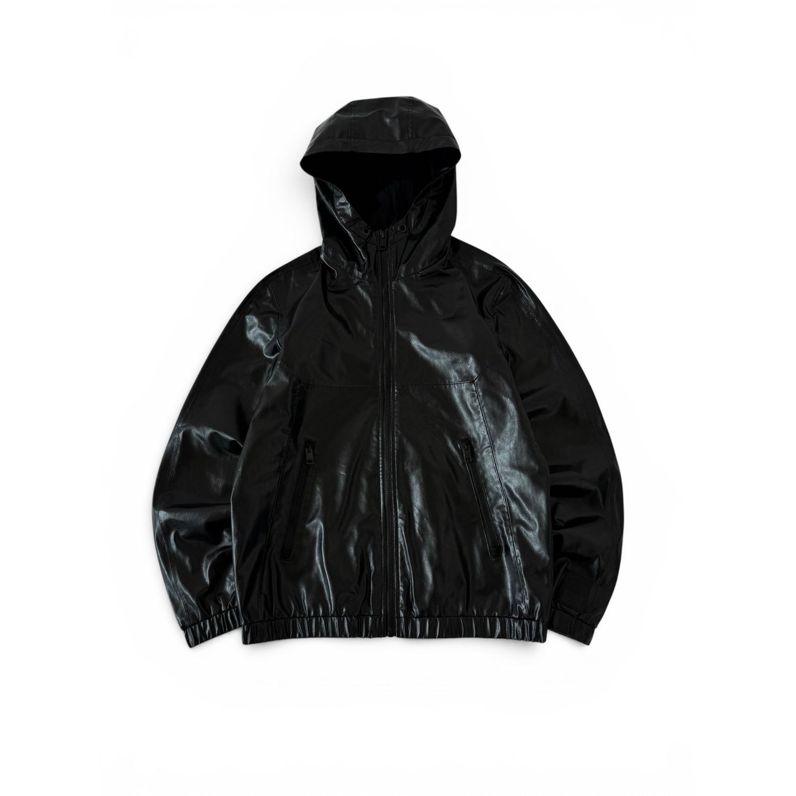 Diesel Diesel Faux Leather Hooded Jacket Size US M / EU 48-50 / 2 - 1 Thumbnail