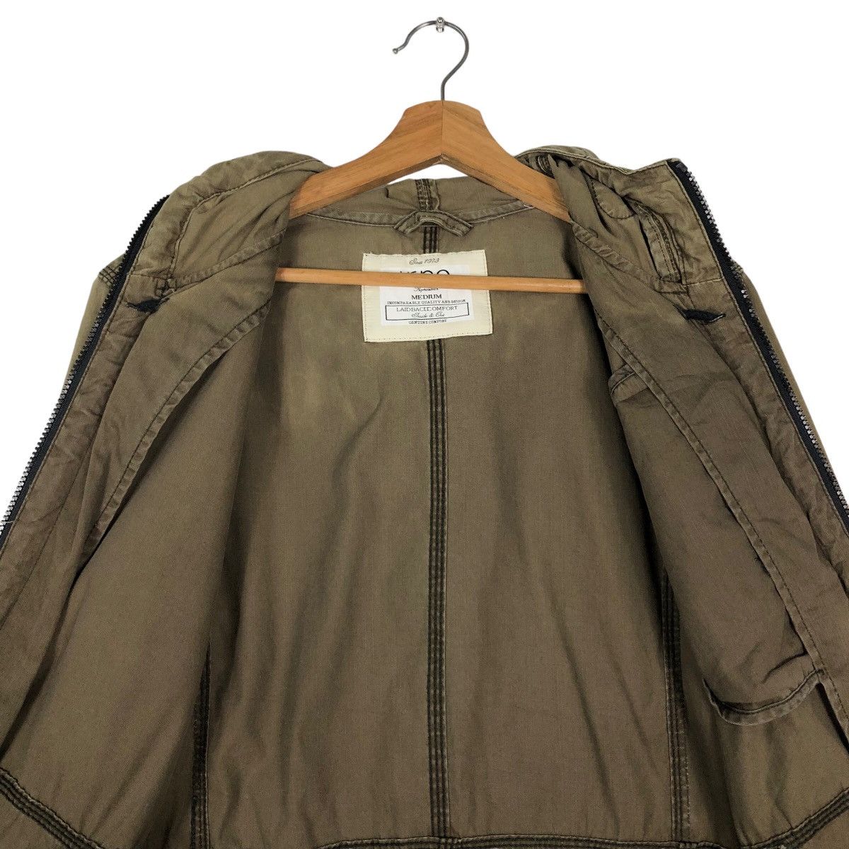 Japanese Brand 🔥Vtg Military Design Cargo Jacket Poxket Icca Issey Miyake Size US M / EU 48-50 / 2 - 15 Thumbnail