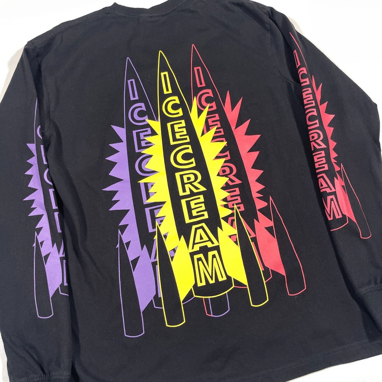 Billionaire Boys Club × Icecream SS22 Ice Cream Crayon Rockets Long Sleeve Tee Shirt Black Size US S / EU 44-46 / 1 - 5 Thumbnail