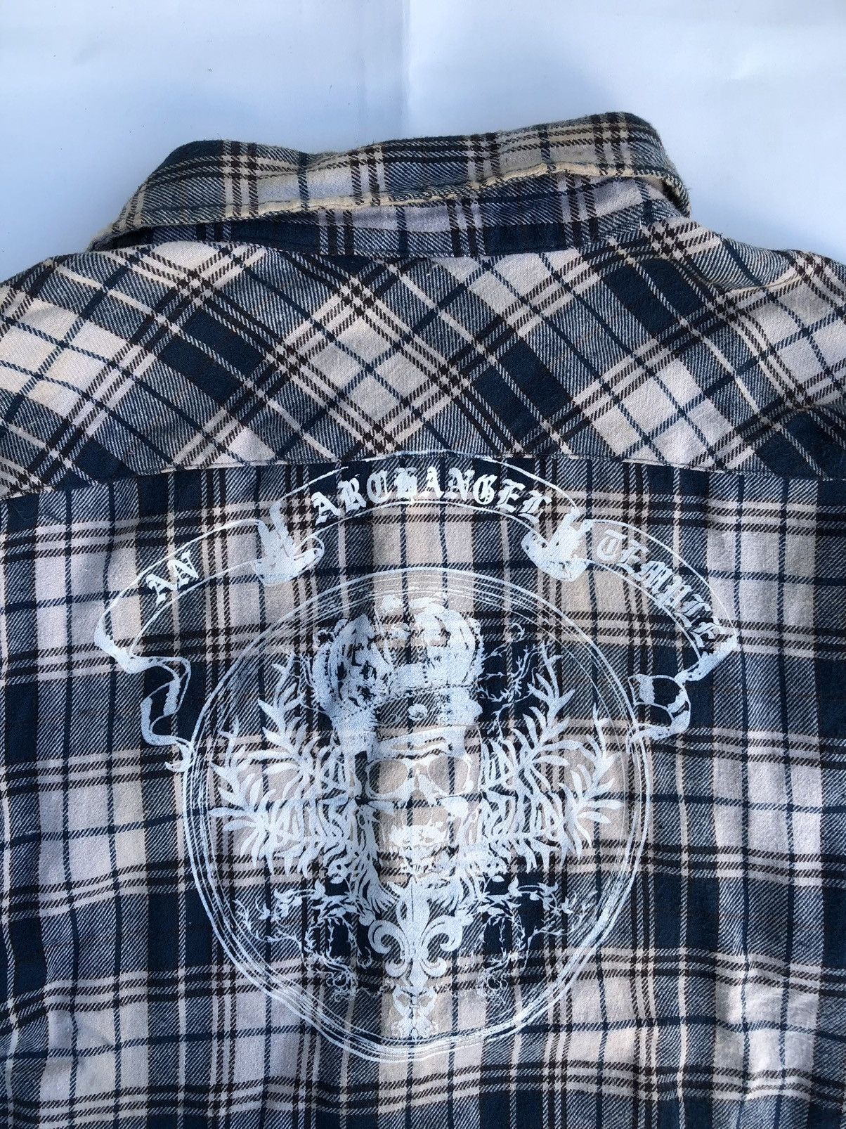 Hysteric Glamour Japanese Poem Skull Tribal Button Down Shirt Size US L / EU 52-54 / 3 - 4 Thumbnail