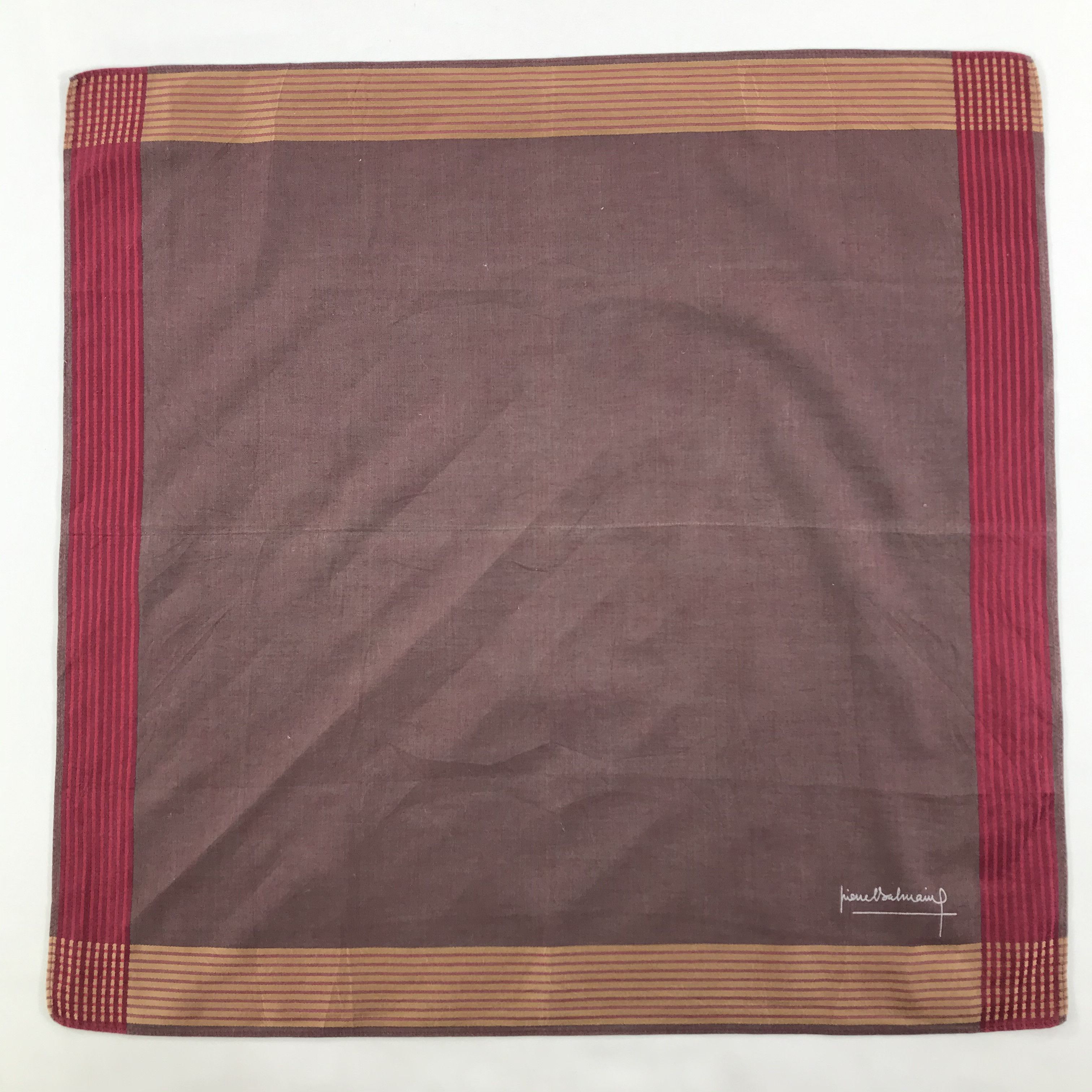 Pierre Balmain × Vintage Pierre Balmain Bandana / Handkerchief / Neckerchief - S1351 Size ONE SIZE - 1 Thumbnail
